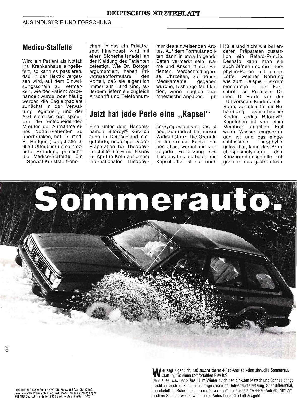 Vorschauseite 1: Medico-Staffette