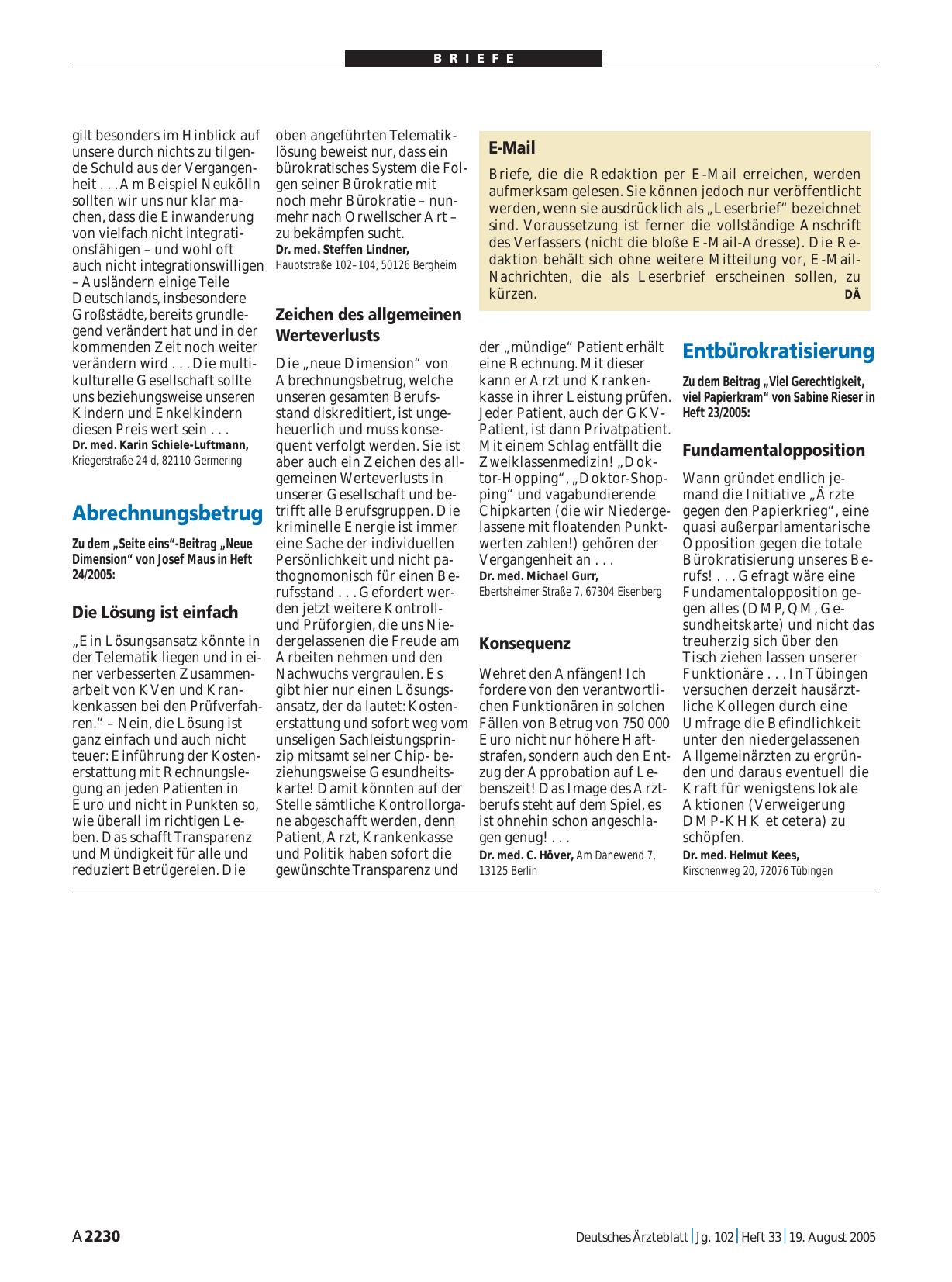 Vorschauseite 1: Entbürokratisierung: Fundamentalopposition