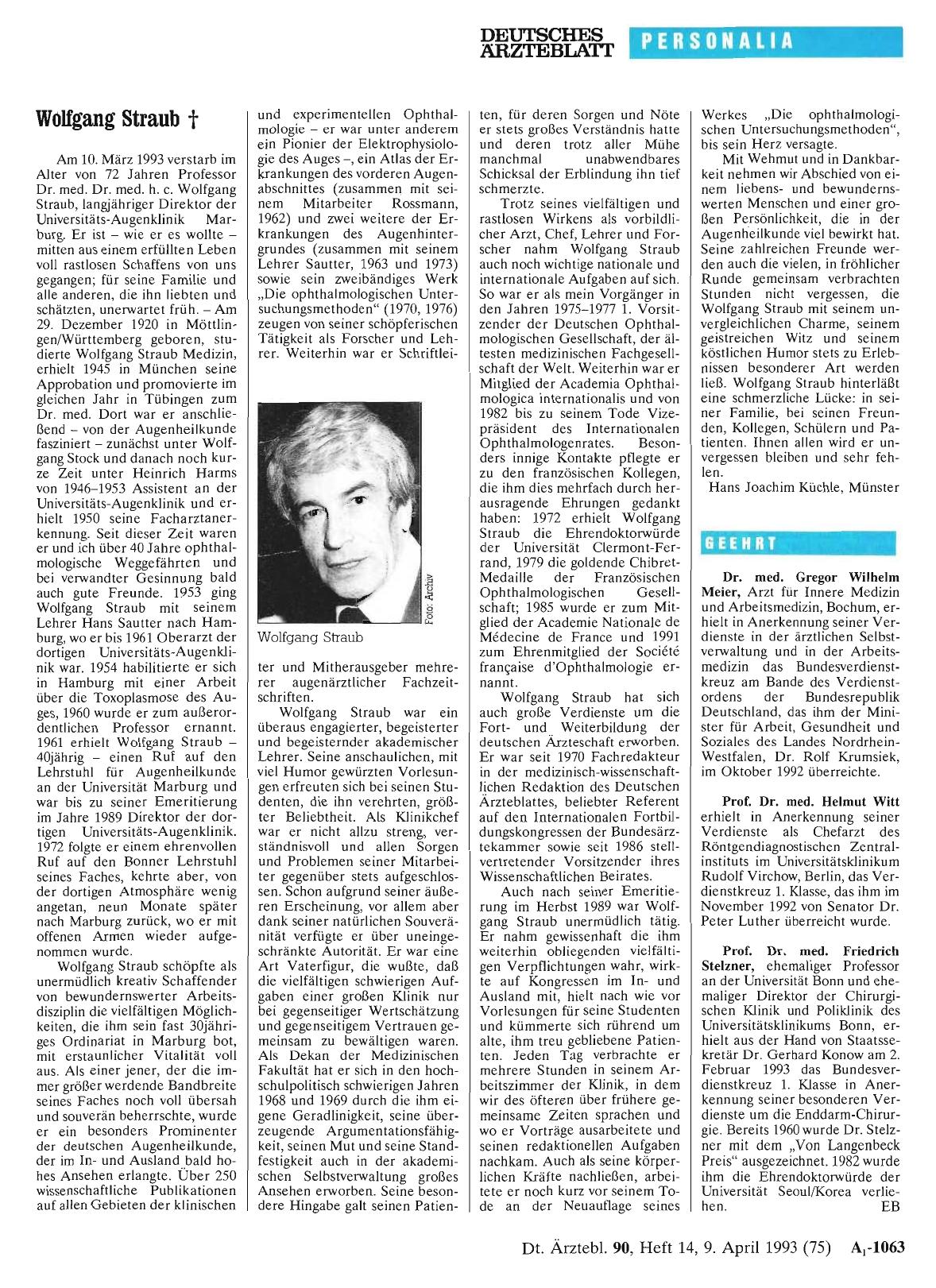 Vorschauseite 1: Geehrt