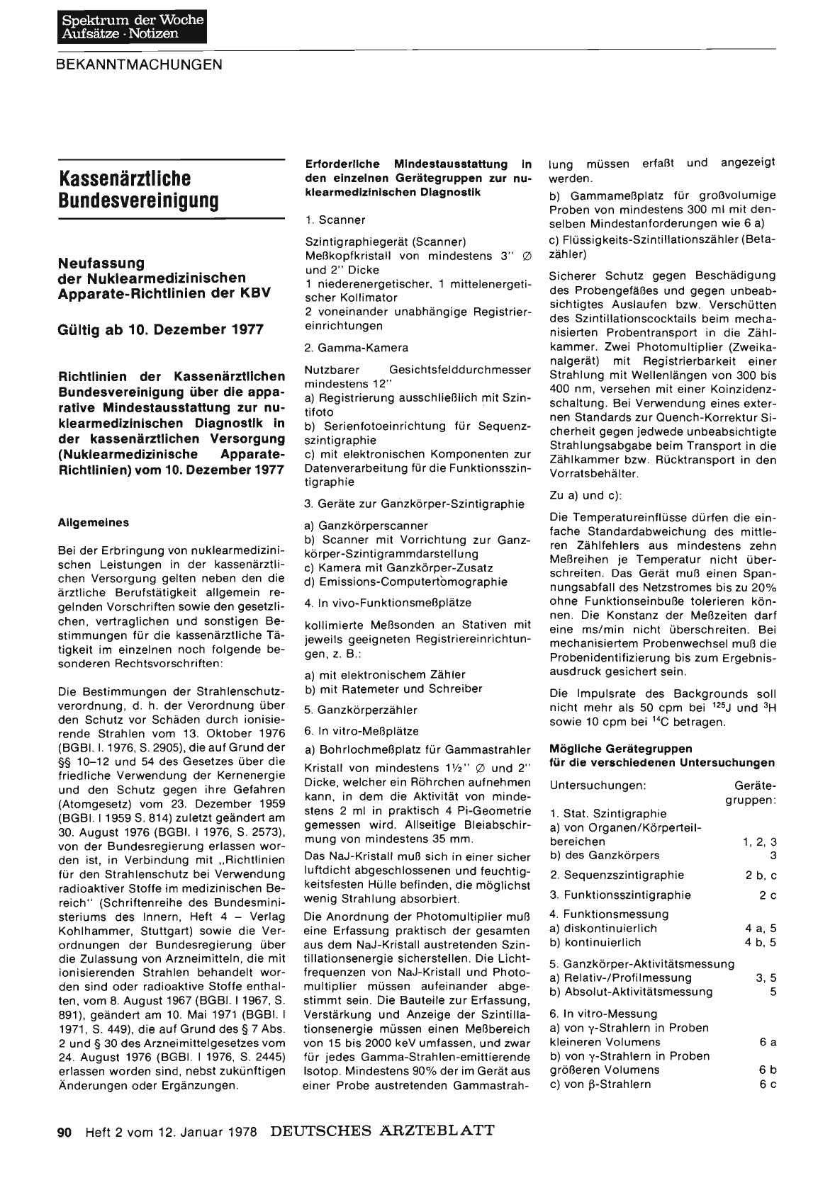 Vorschauseite 1: Kassenärztliche Bundesvereinigung