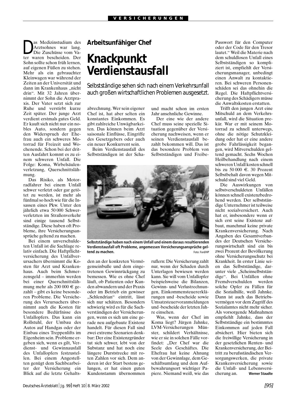 Vorschauseite 1: Arbeitsunfähiger Chef: Knackpunkt Verdienstausfall