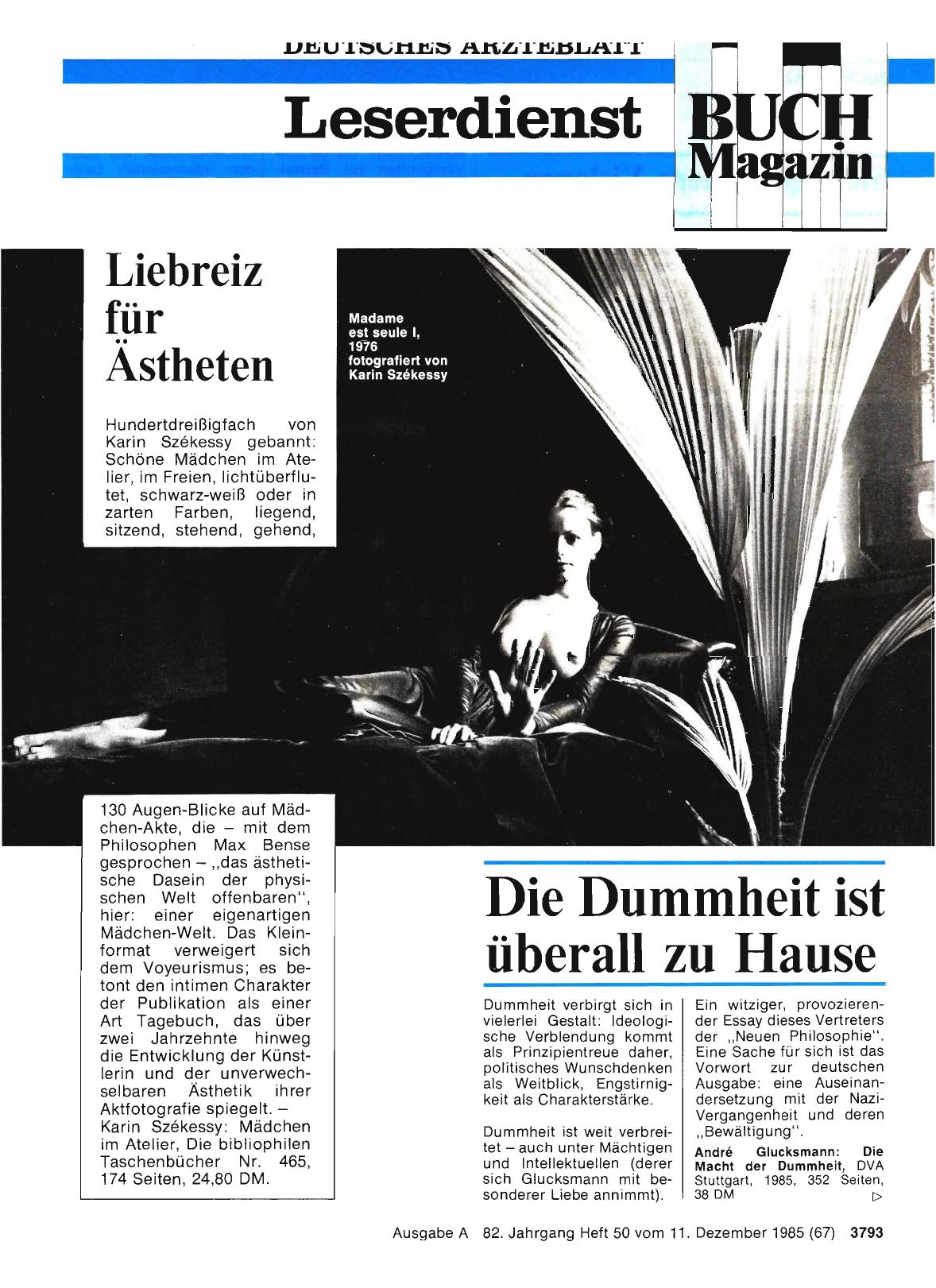 Vorschauseite 1: Die Dummheit ist überall zu Hause