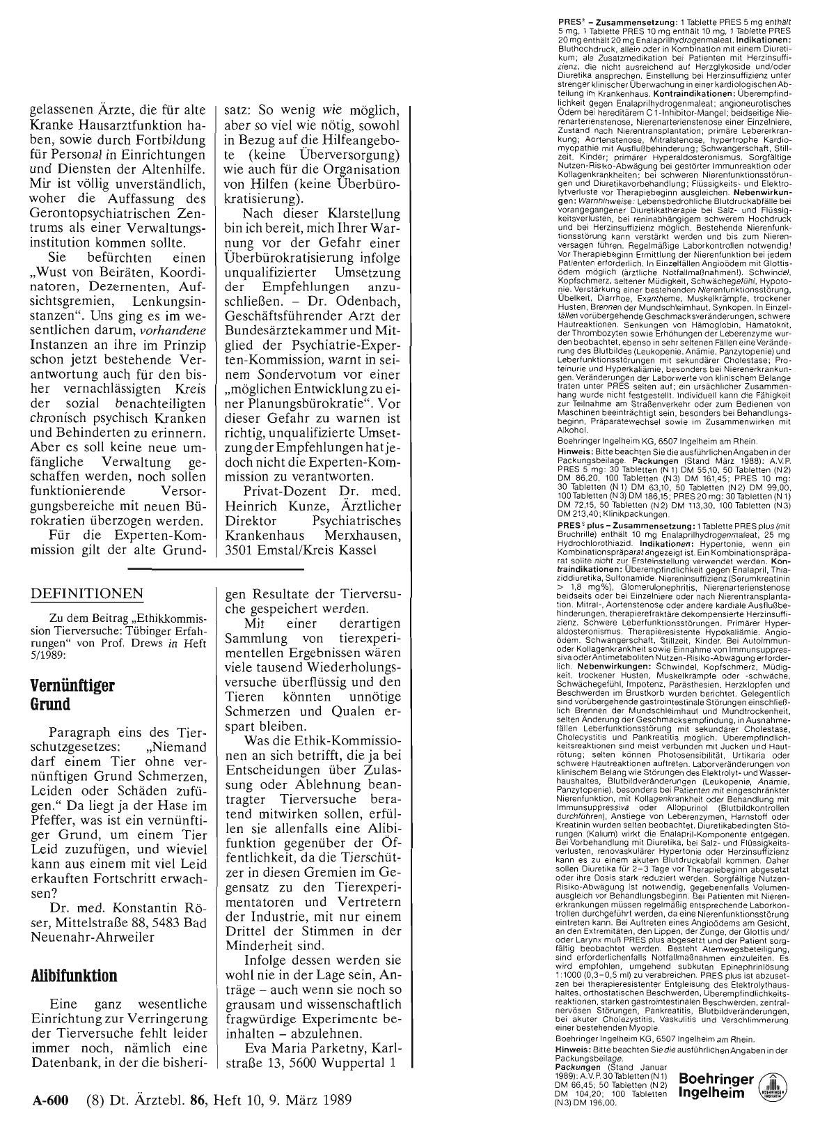 Vorschauseite 1: DEFINITIONEN: Vernünftiger Grund