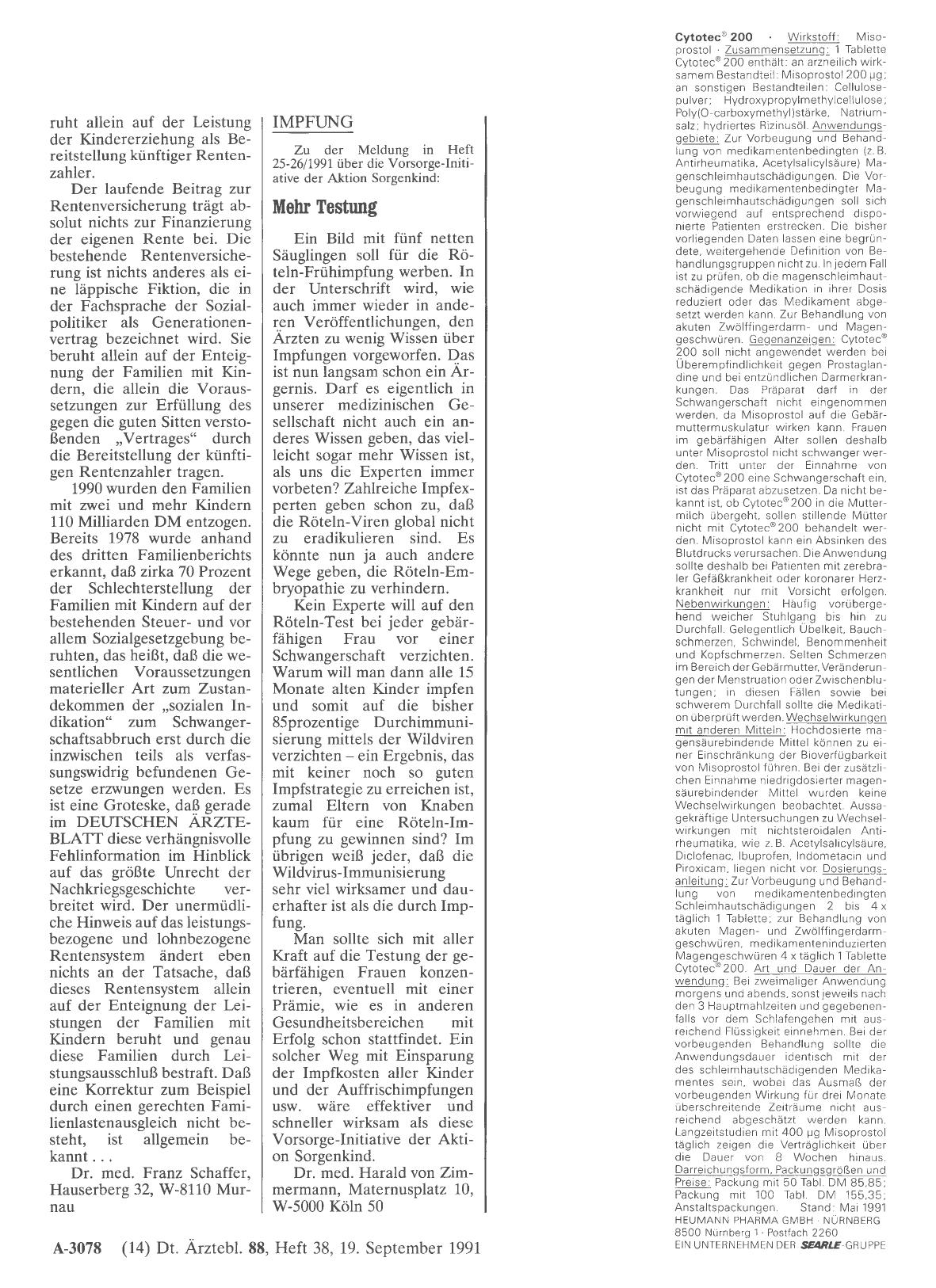 Vorschauseite 1: IMPFUNG: Mehr Testung