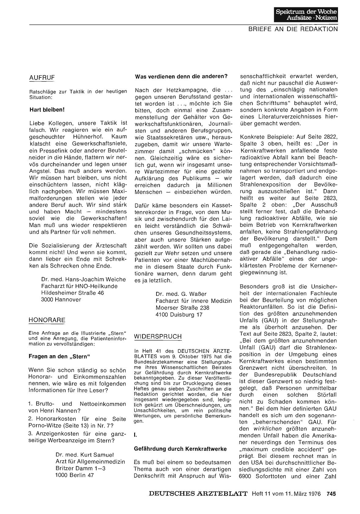 Vorschauseite 1: WIDERSPRUCH: I. Gefährdung durch Kernkraftwerke
