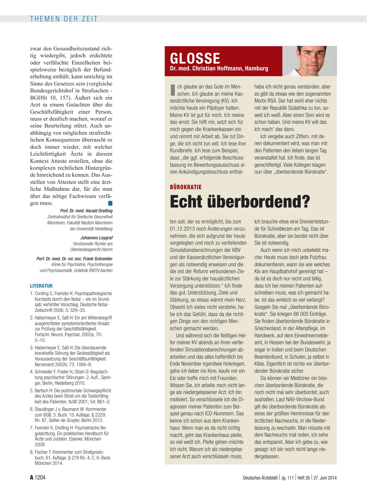 Vorschauseite 1: Bürokratie: Echt überbordend?