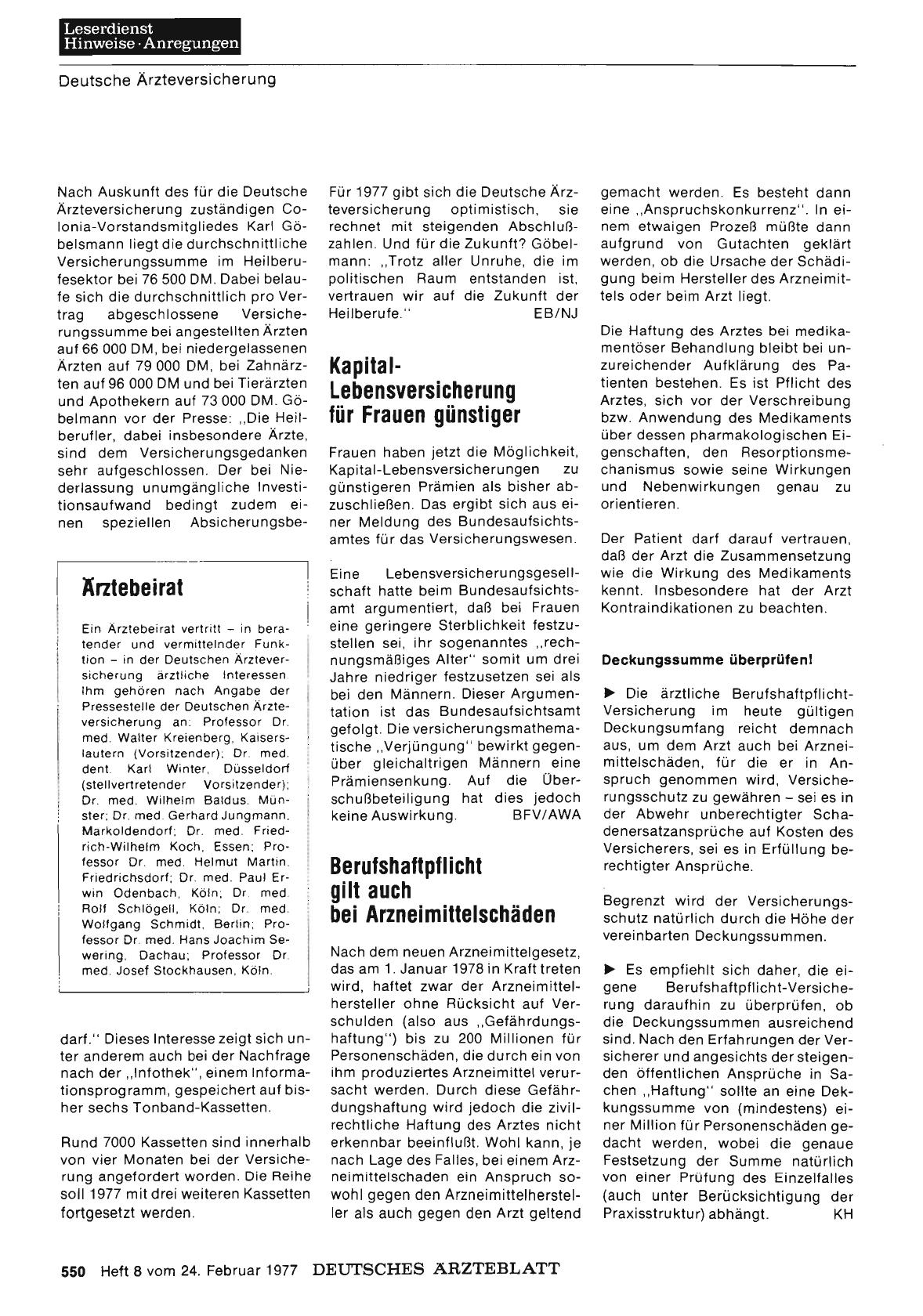 Vorschauseite 1: KapitalLebensversicherung für Frauen günstiger