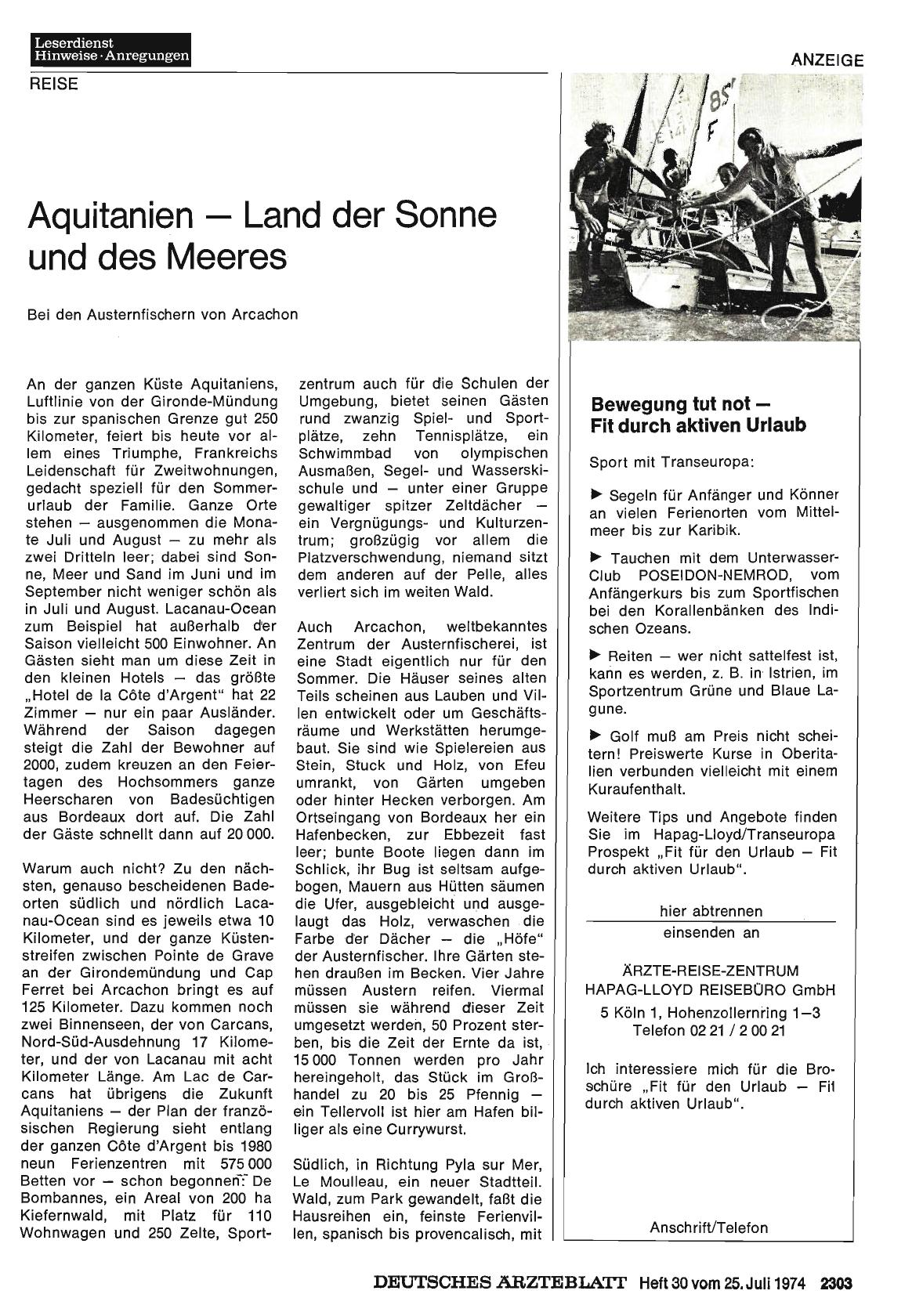 Vorschauseite 1: Aquitanien Land der Sonne und des Meeres