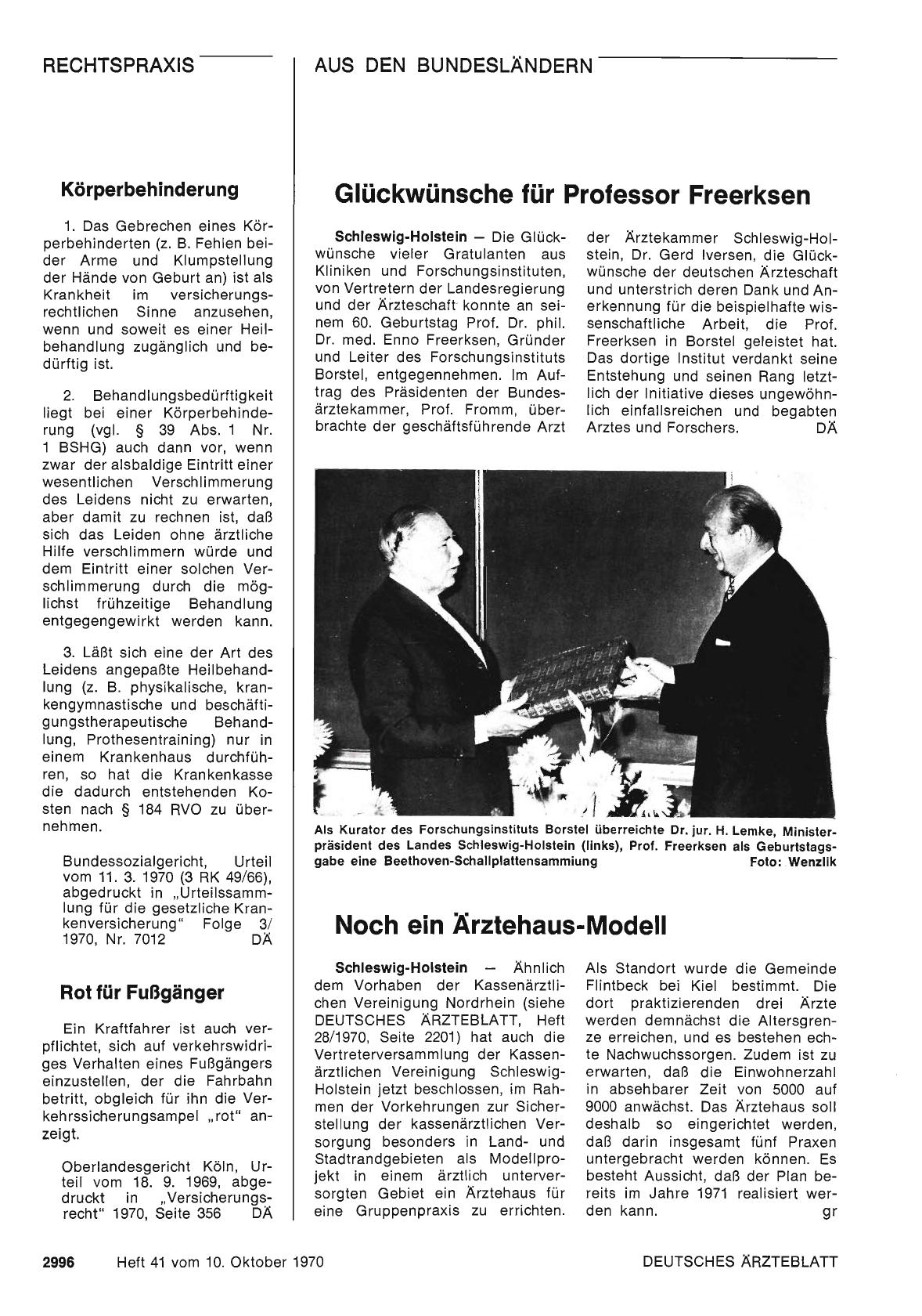 Vorschauseite 1: Rot für Fußgänger