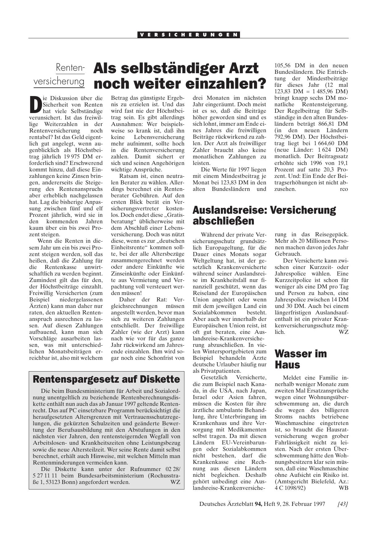 Vorschauseite 1: Wasser im Haus