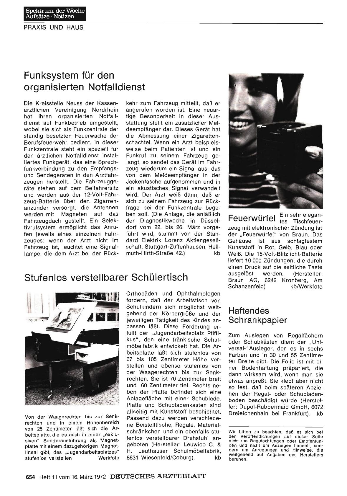 Vorschauseite 1: Funksystem für den organisierten Notfalldienst