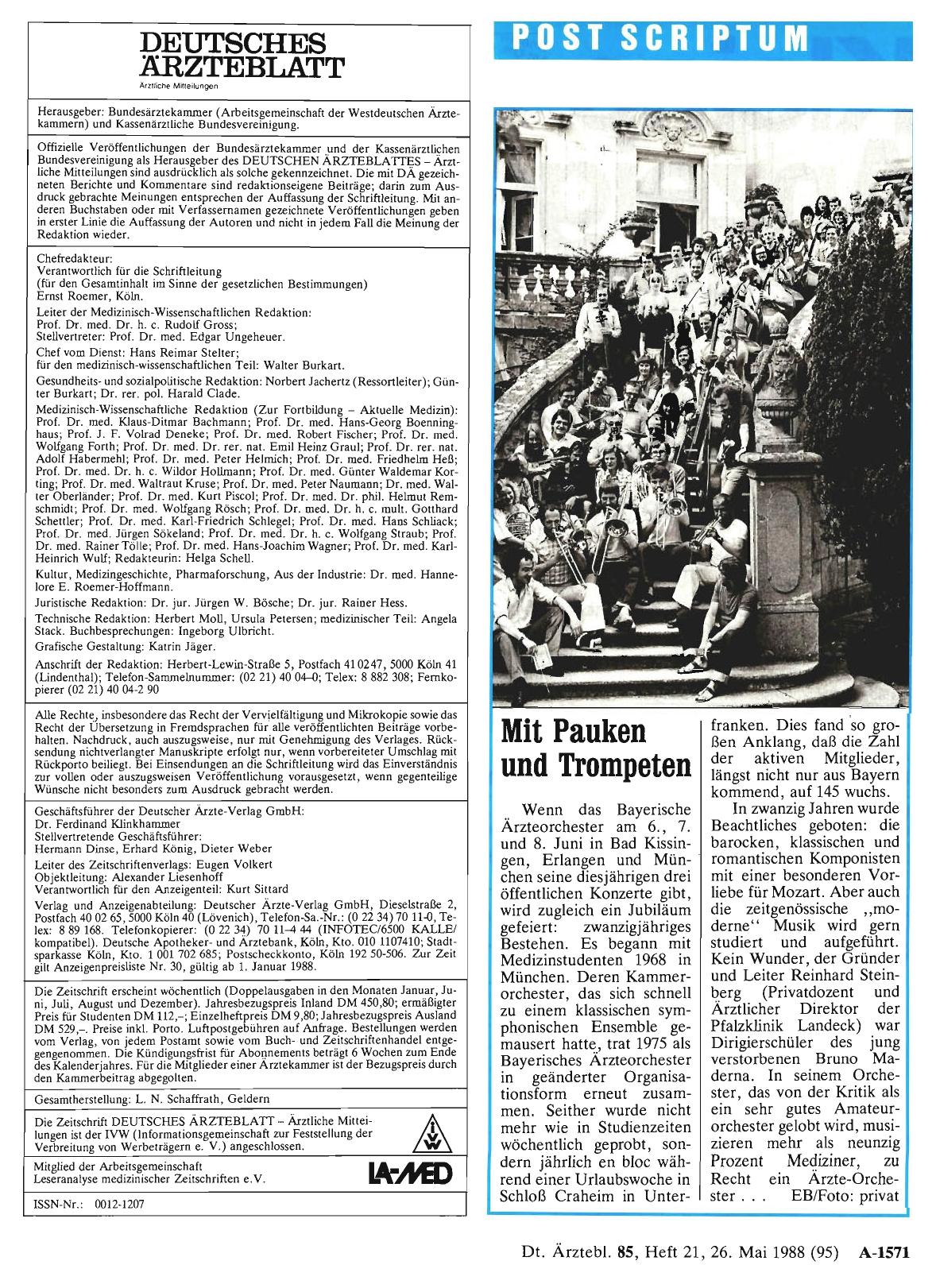 Vorschauseite 1: Mit Pauken und Trompeten