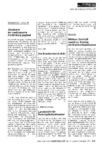 Vorschauseite 1: Bayern: Der Krankenstand sinkt