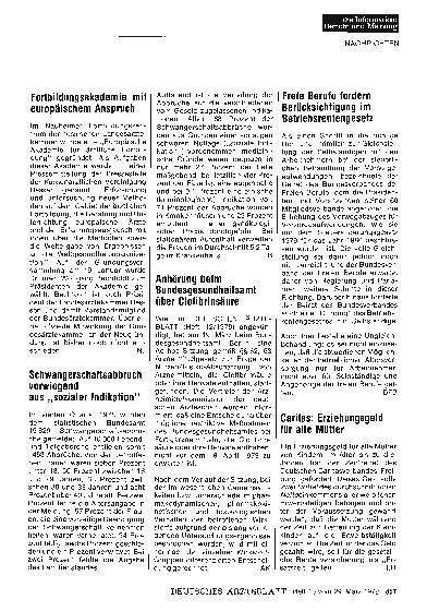 Vorschauseite 1: Freie Berufe fordern Berücksichtigung im Betriebsrentengesetz