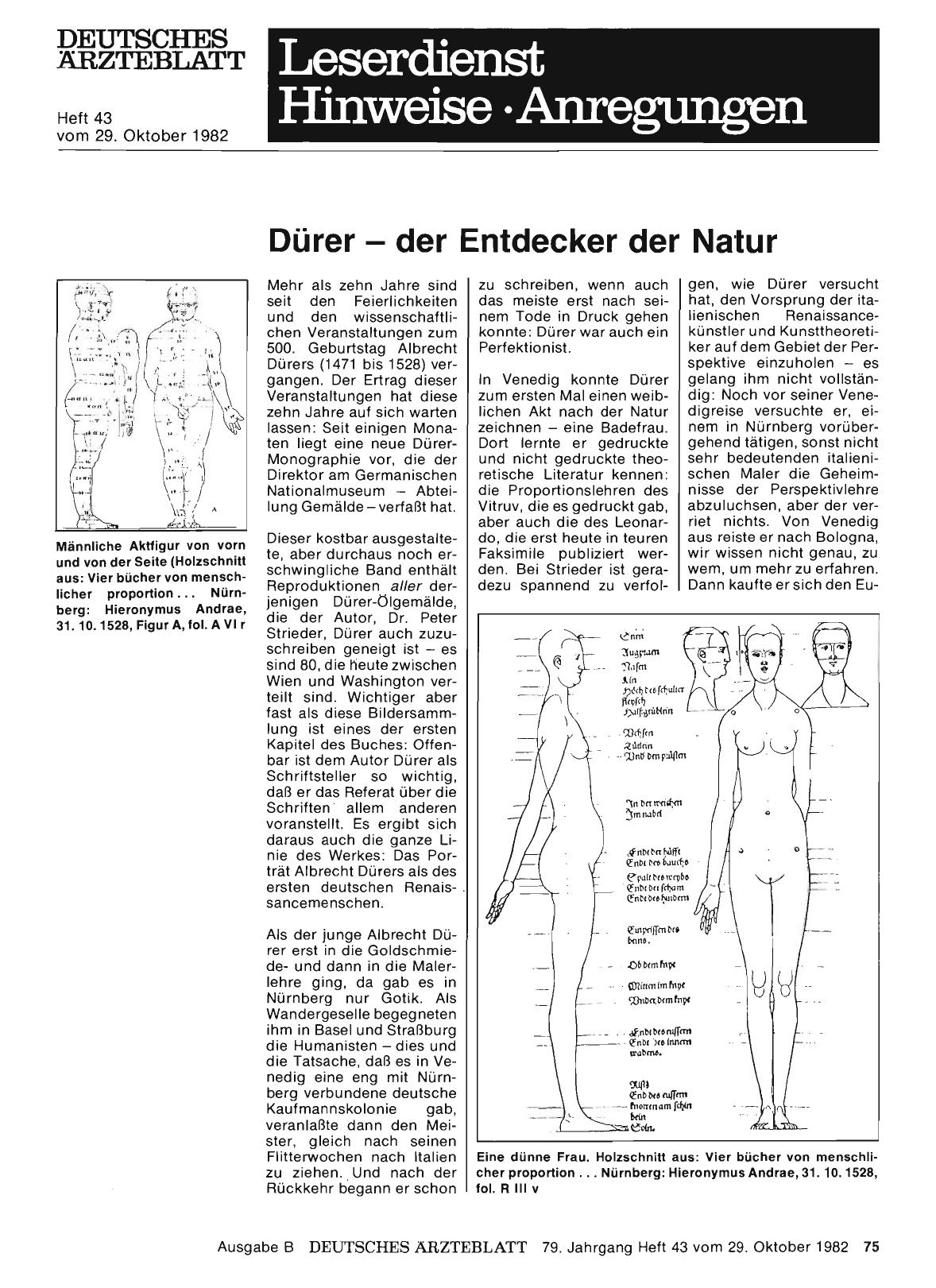 Vorschauseite 1: Dürer der Entdecker der Natur