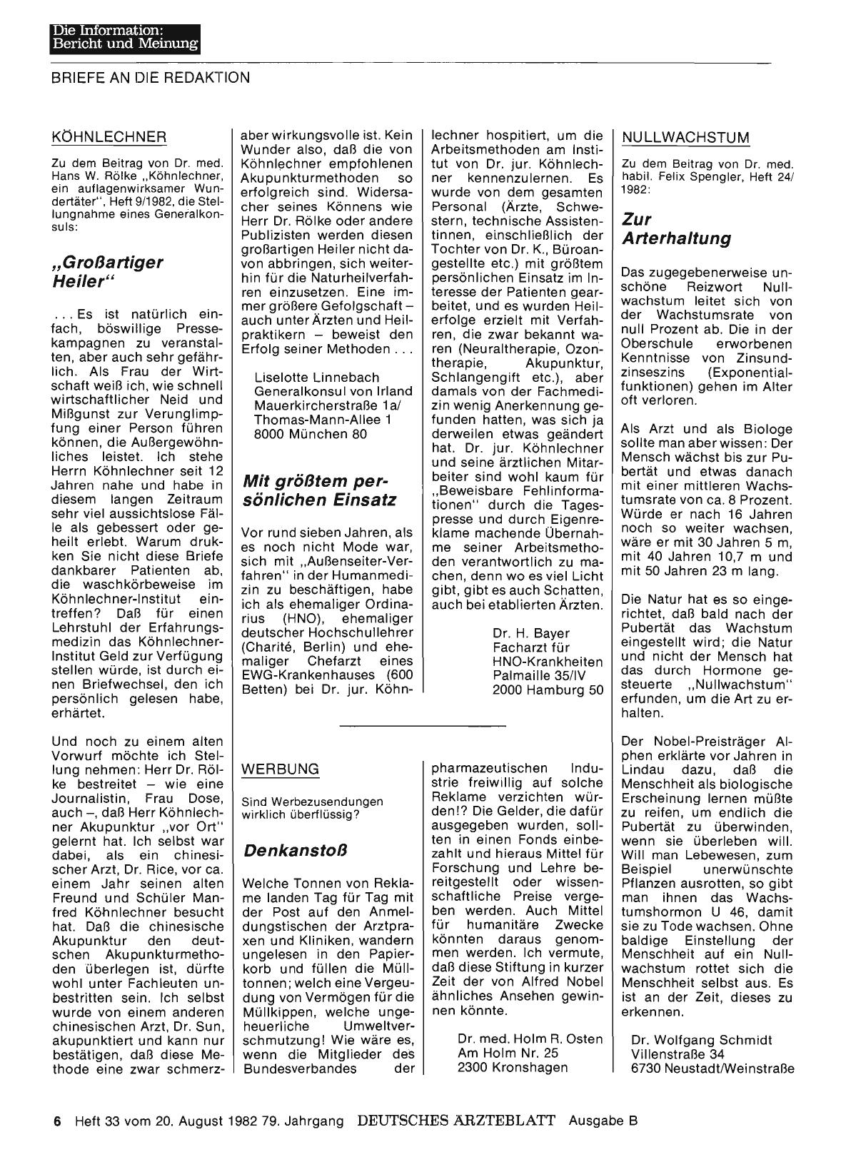 Vorschauseite 1: NULLWACHSTUM: Zur Arterhaltung