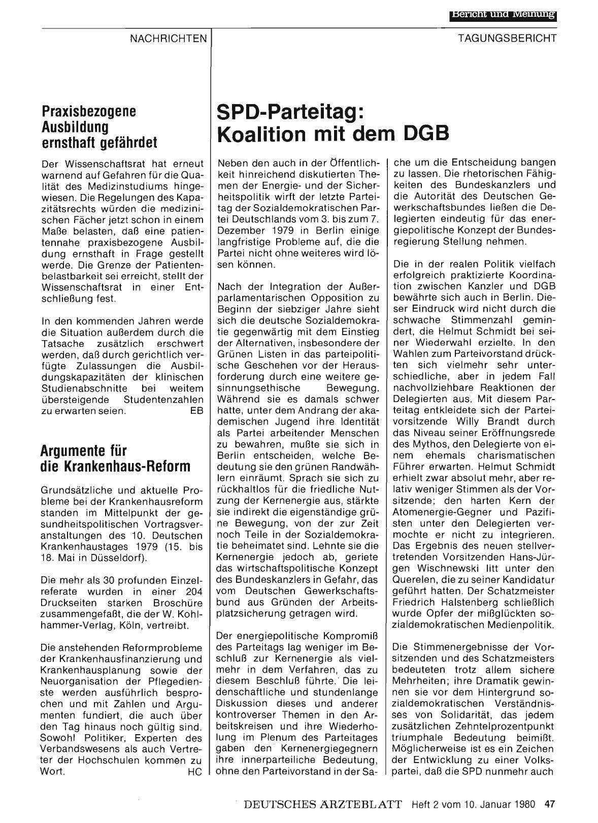 Vorschauseite 1: Argumente für die Krankenhaus-Reform