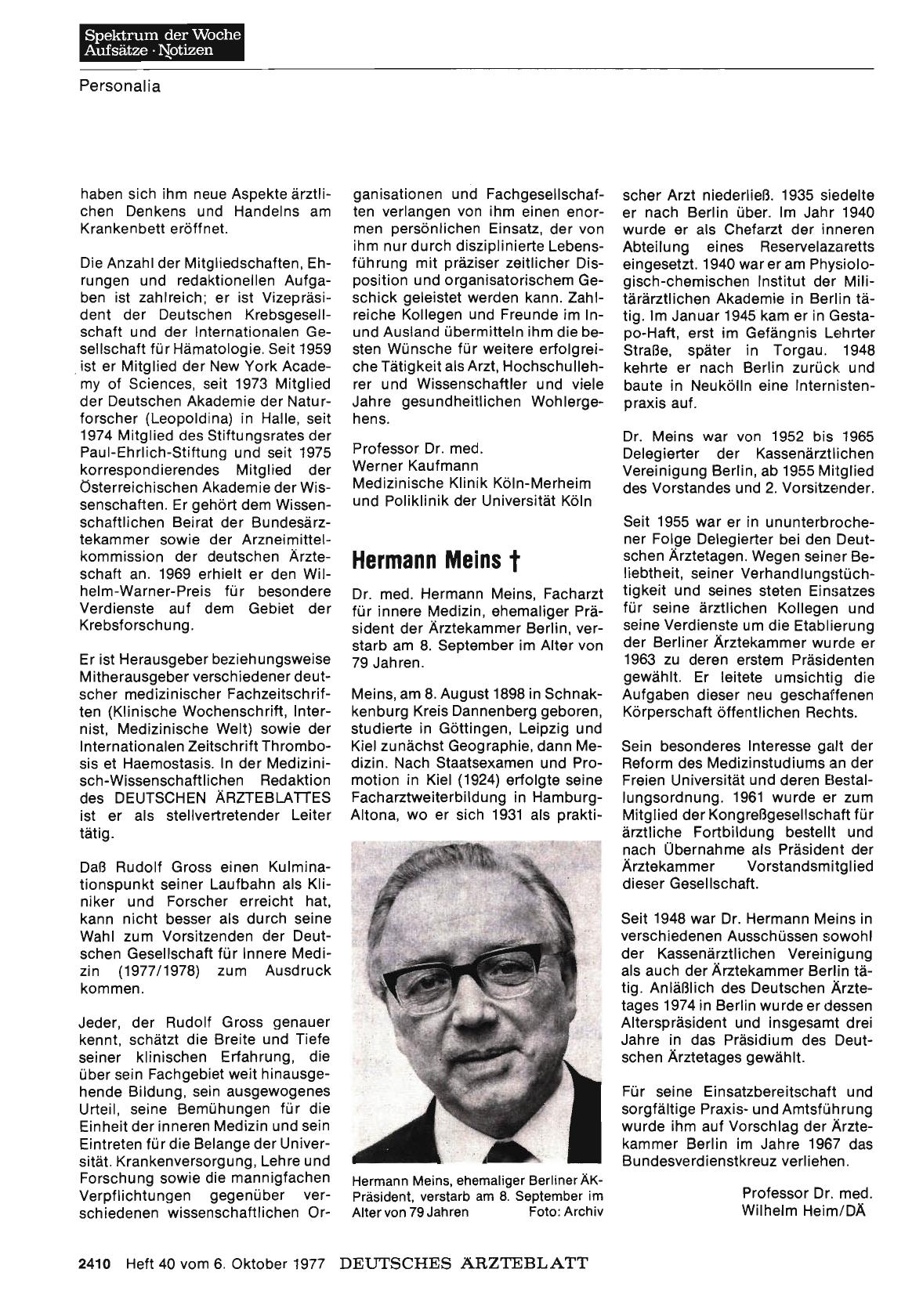 Vorschauseite 1: Hermann Meins †
