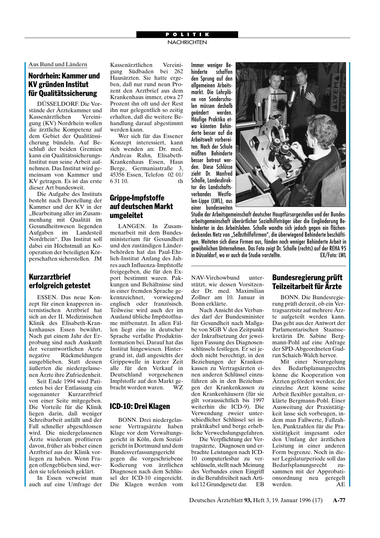 Vorschauseite 1: Grippe-Impfstoffe auf deutschen Markt umgeleitet
