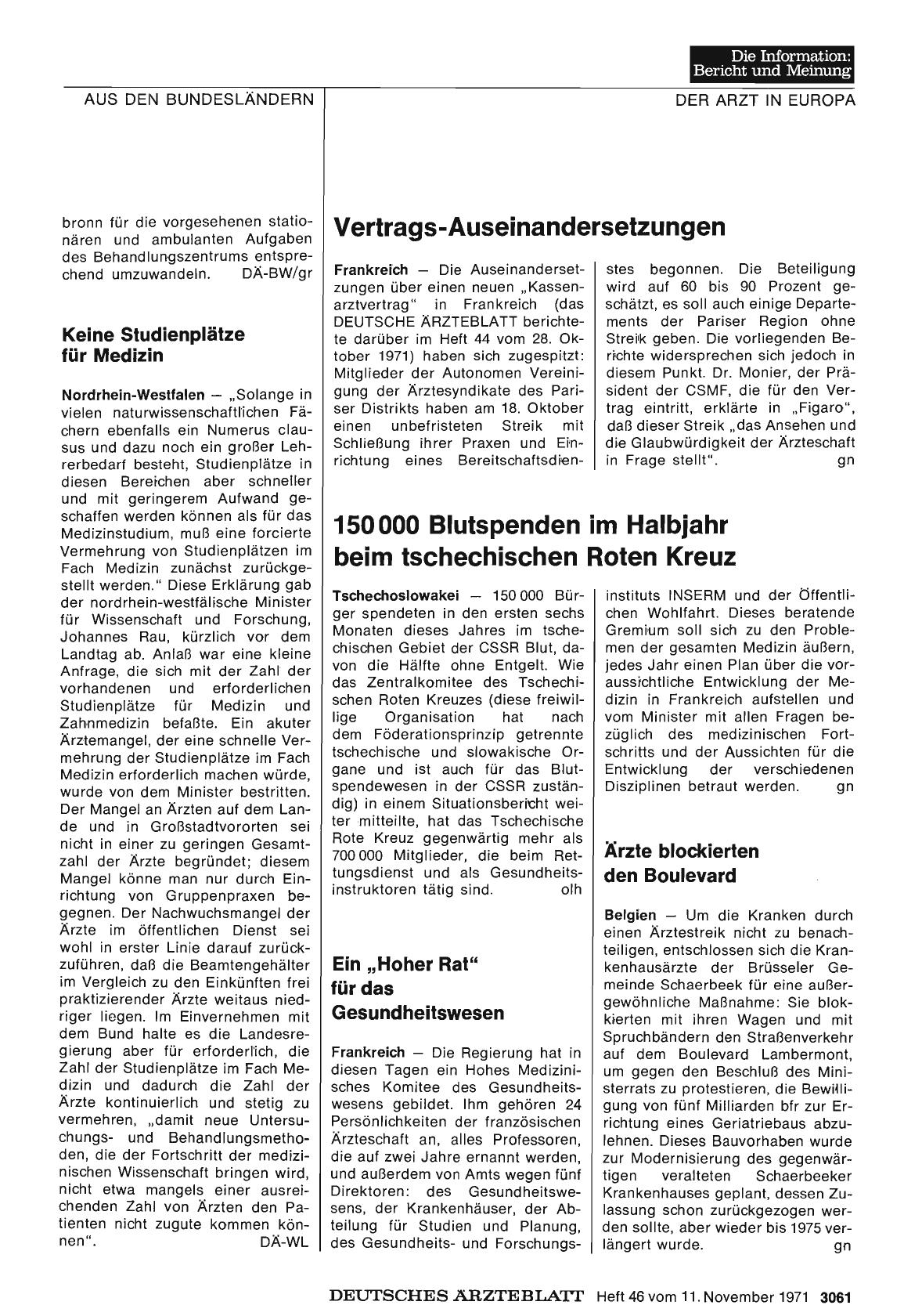 Vorschauseite 1: Keine Studienplätze für Medizin