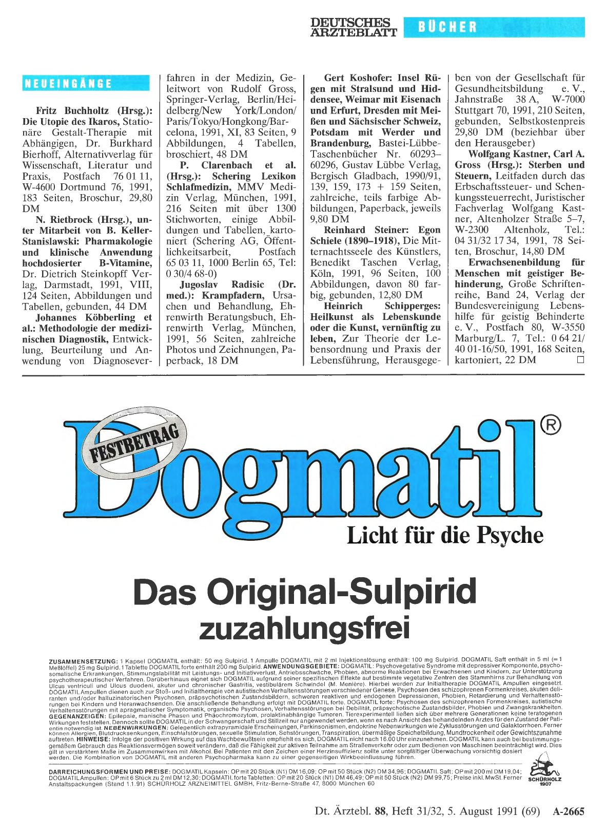 Vorschauseite 1: Neueingänge