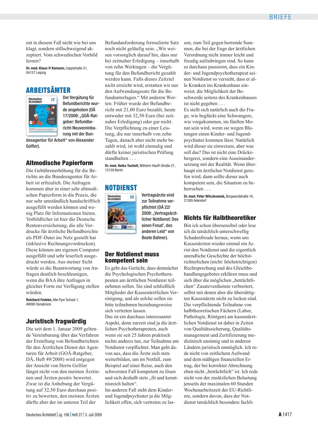 Vorschauseite 1: Arbeitsämter: Altmodische Papierform