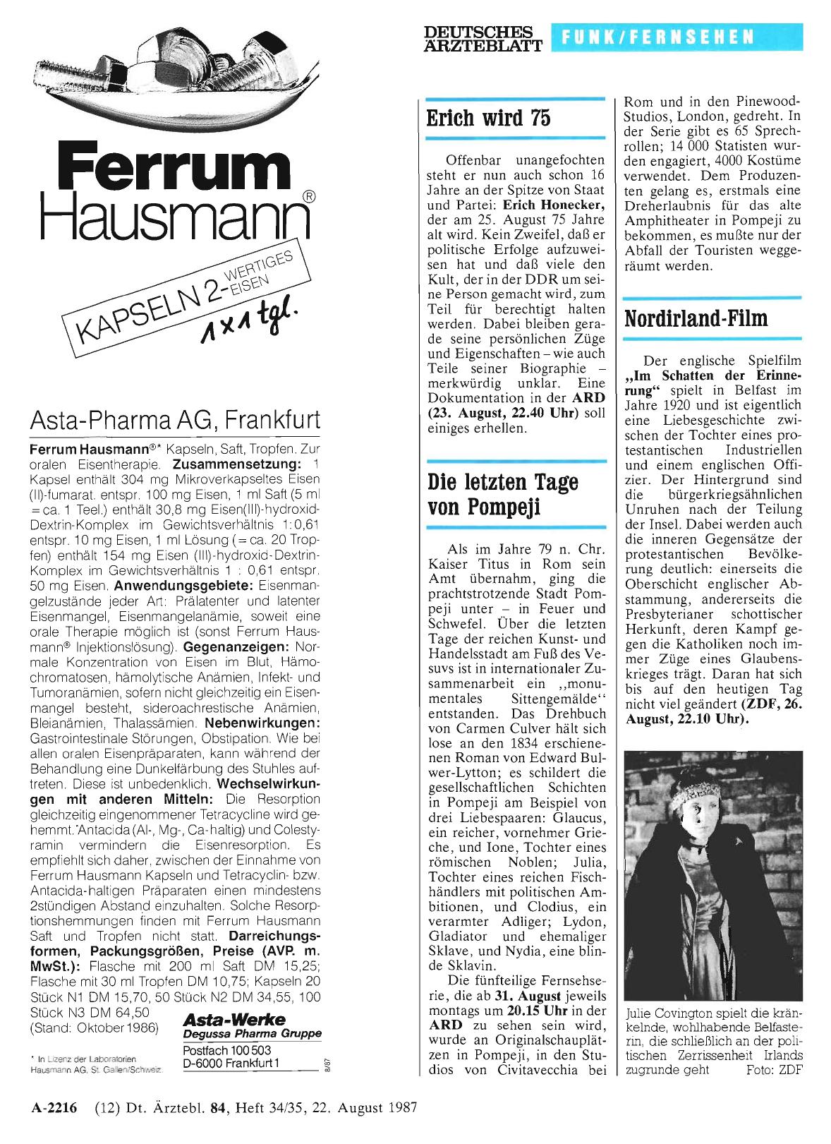 Vorschauseite 1: Nordirland-Film