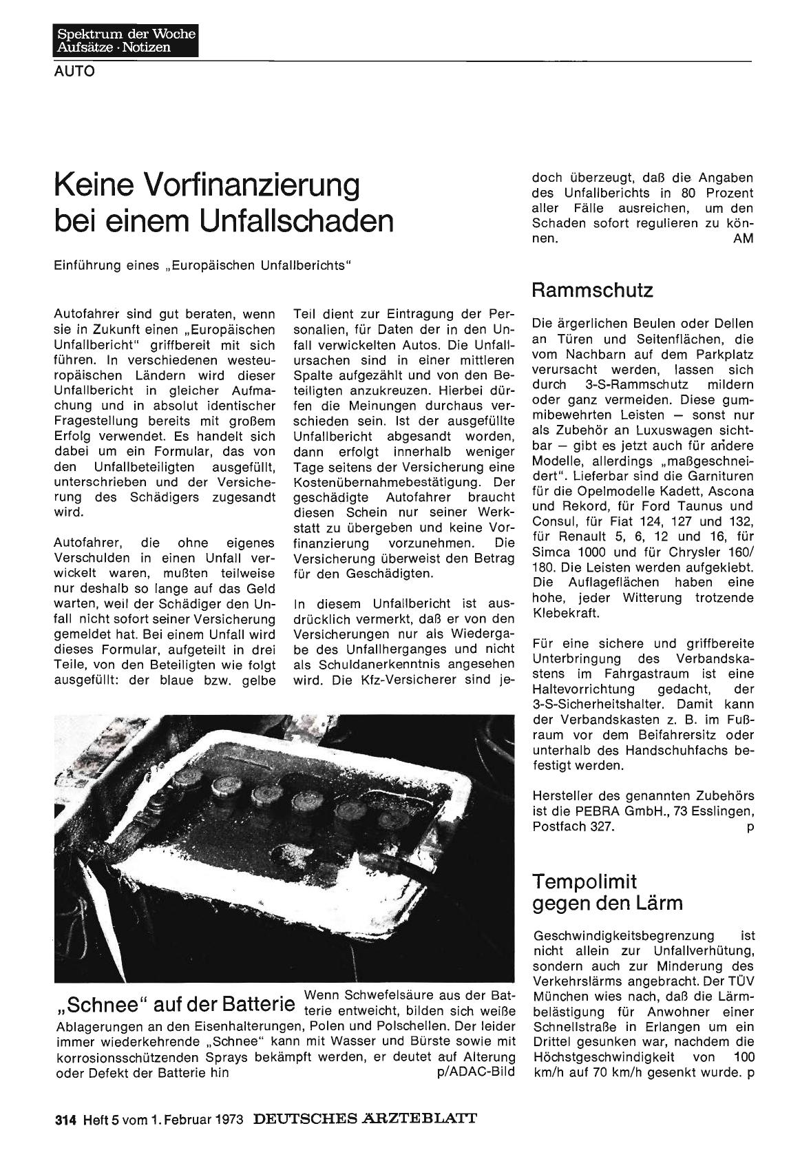 Vorschauseite 1: Tempolimit gegen den Lärm