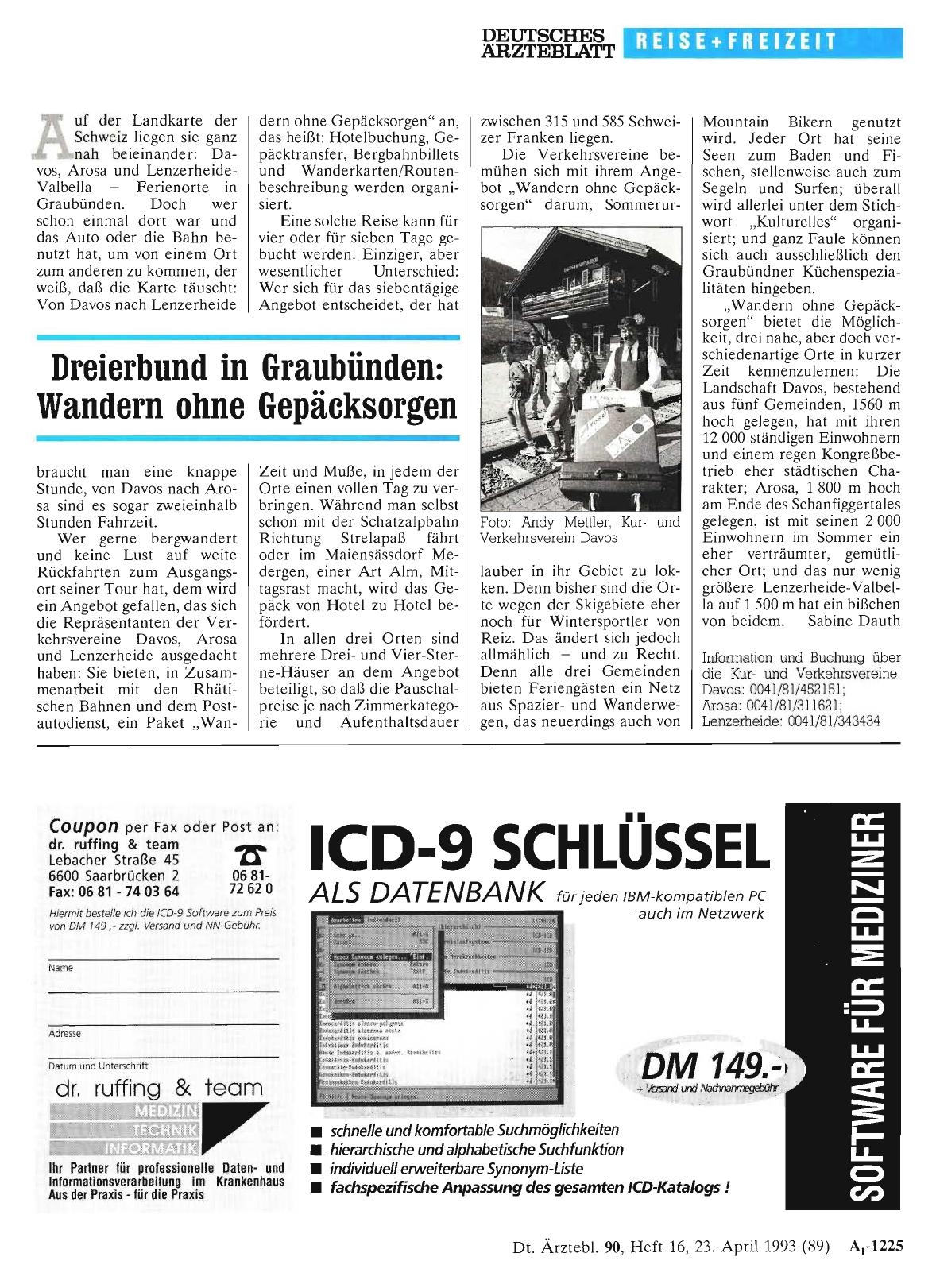Vorschauseite 1: Dreierbund in Graubünden: Wandern ohne Gepäcksorgen