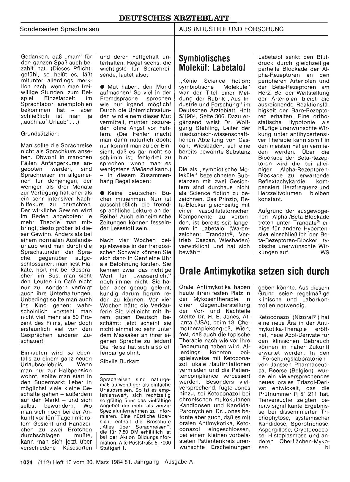 Vorschauseite 1: Orale Antimykotika setzen sich durch