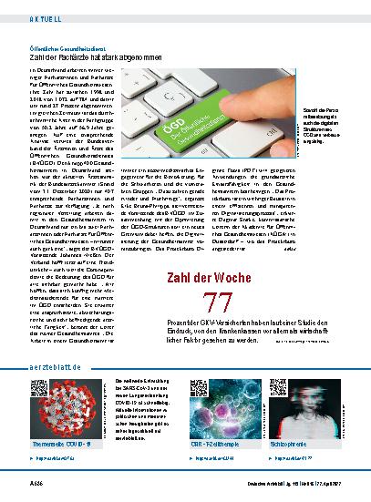 Vorschauseite 1: aerzteblatt. de