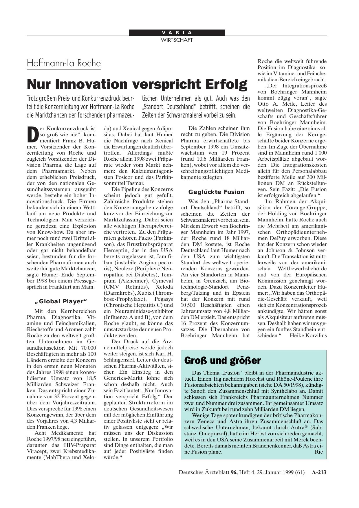 Vorschauseite 1: Groß und größer