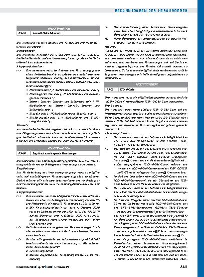 Vorschauseite 6: Änderungen zum Anforderungskatalog nach § 73 SGB V für die Verordnung von Heilmitteln (Anlage 29 BMV-Ä): Artikel 1, Artikel 2, Inkrafttreten