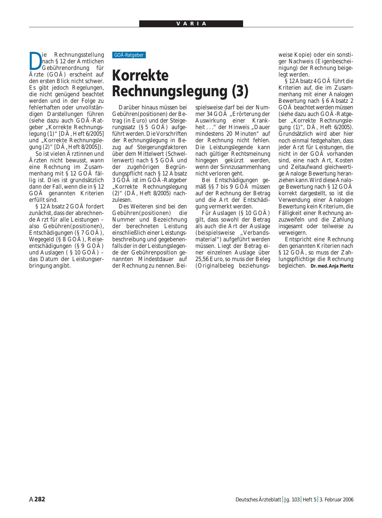 Vorschauseite 1: Korrekte Rechnungslegung (3)