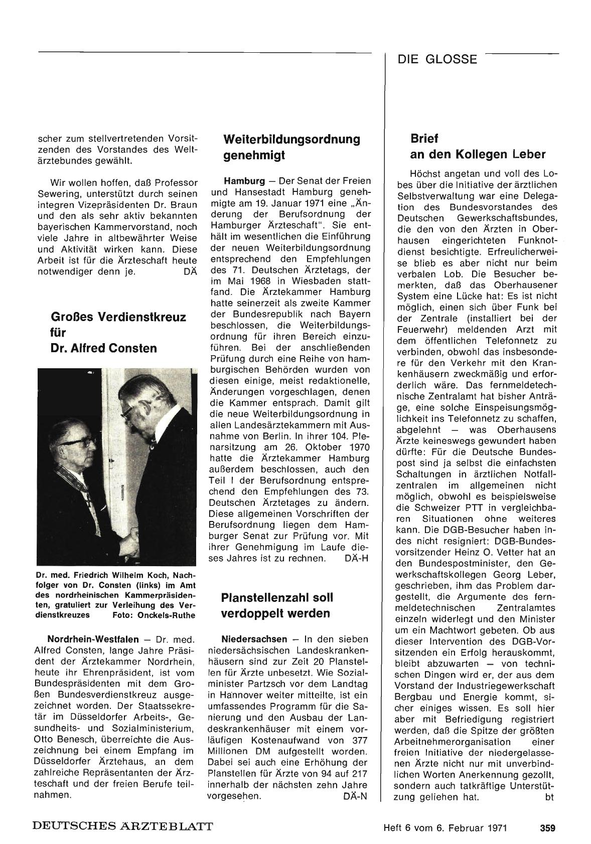 Vorschauseite 1: Weiterbildungsordnung genehmigt