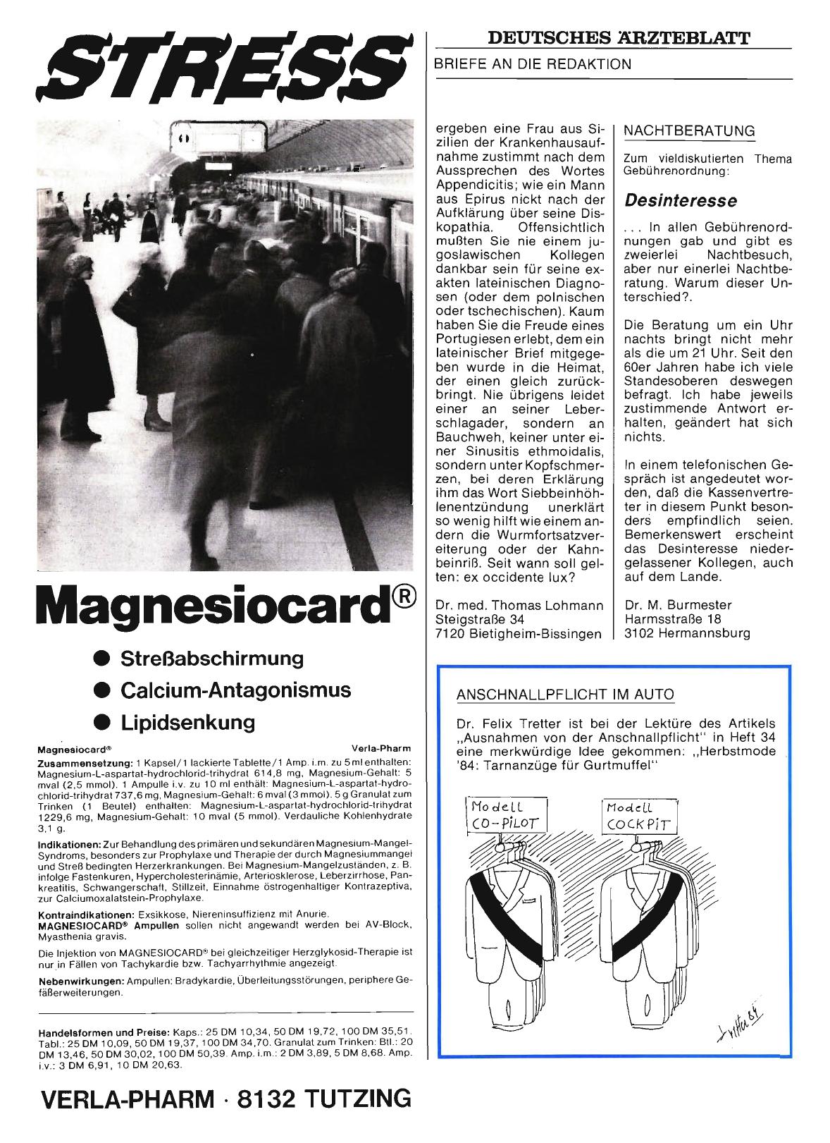 Vorschauseite 1: NACHTBERATUNG: Desinteresse