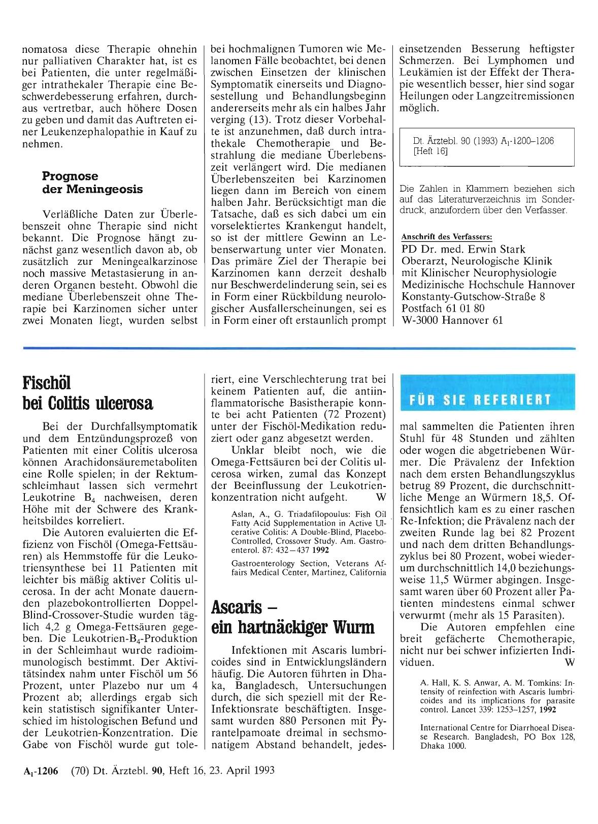 Vorschauseite 1: Fischöl bei Colitis ulcerosa