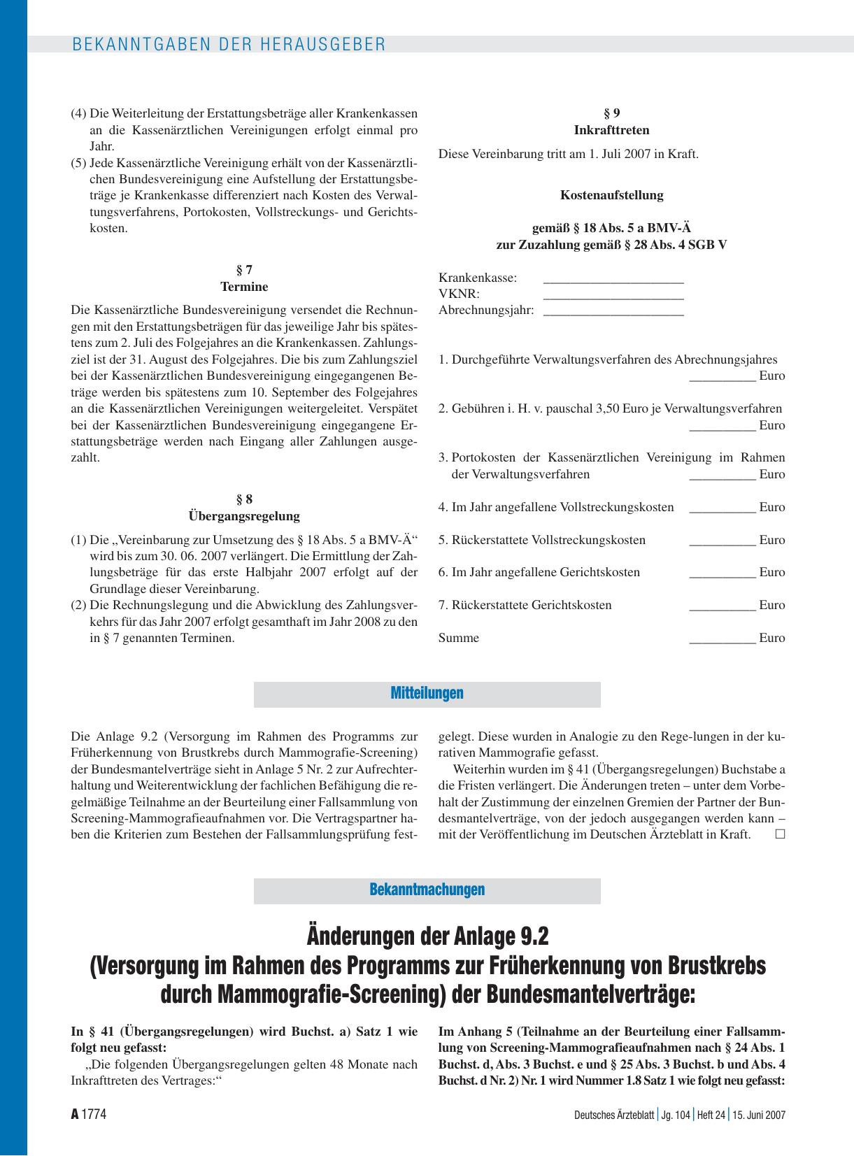 Vorschauseite 1: Mitteilungen
