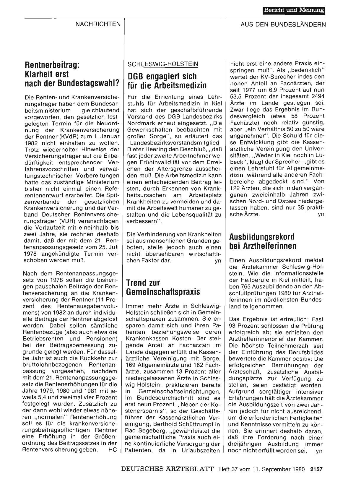 Vorschauseite 1: Trend zur Gerneinschaftspraxis