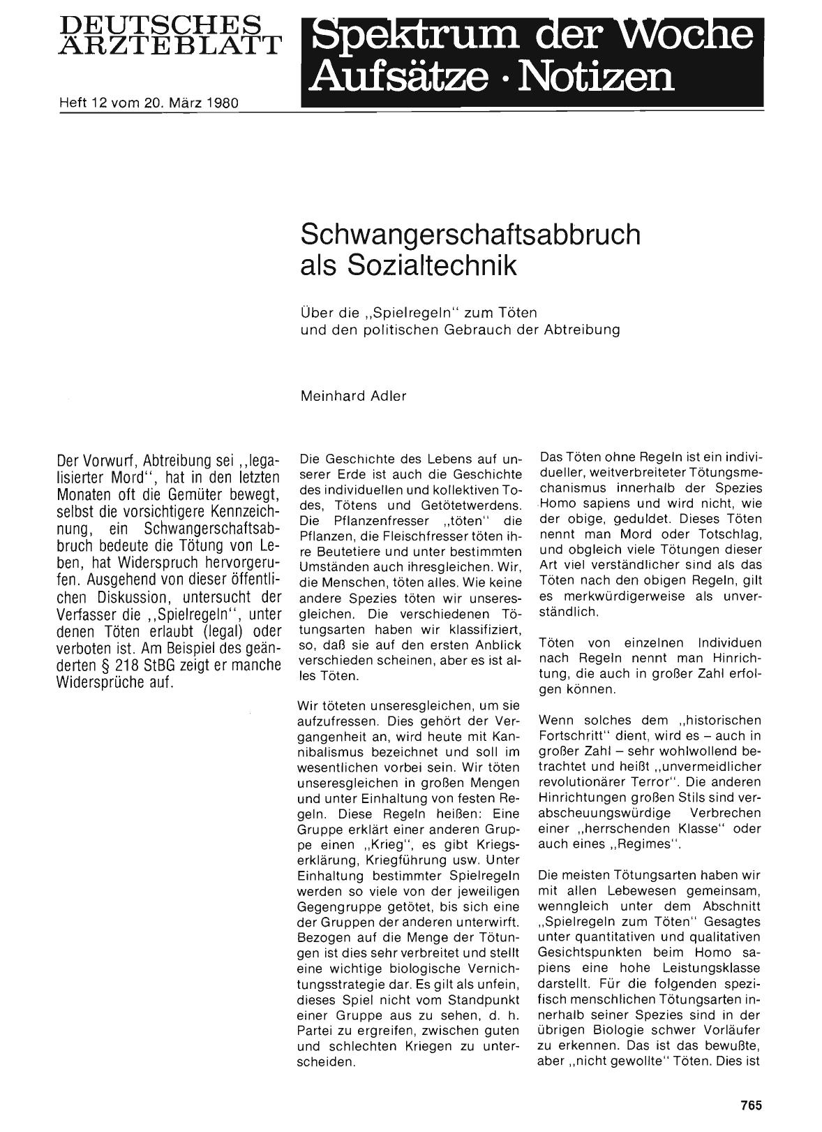 Vorschauseite 1: Schwangerschaftsabbruch als Sozialtechnik