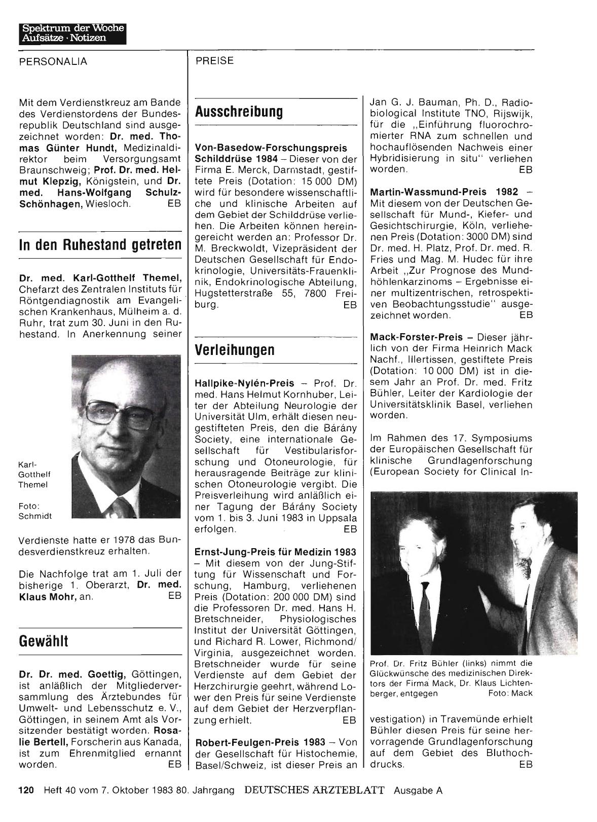 Vorschauseite 1: In den Ruhestand getreten