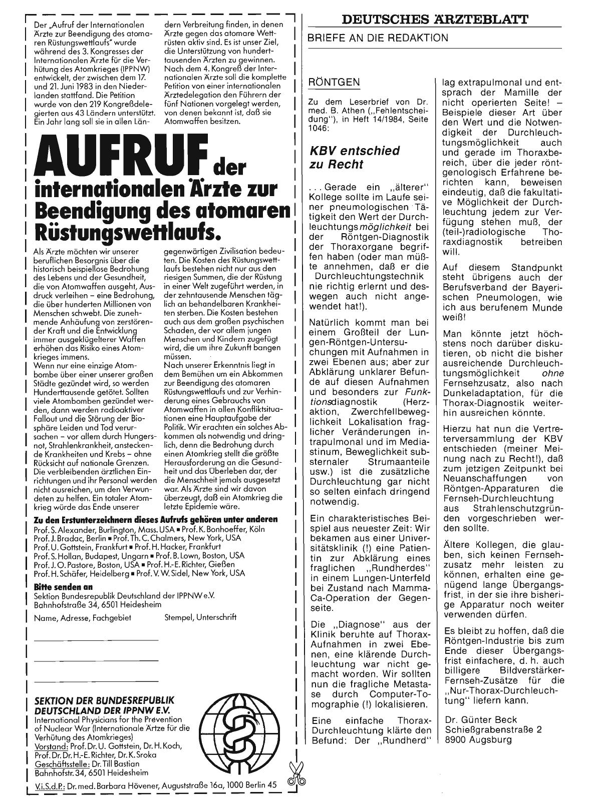 Vorschauseite 1: RÖNTGEN: KBV entschied zu Recht