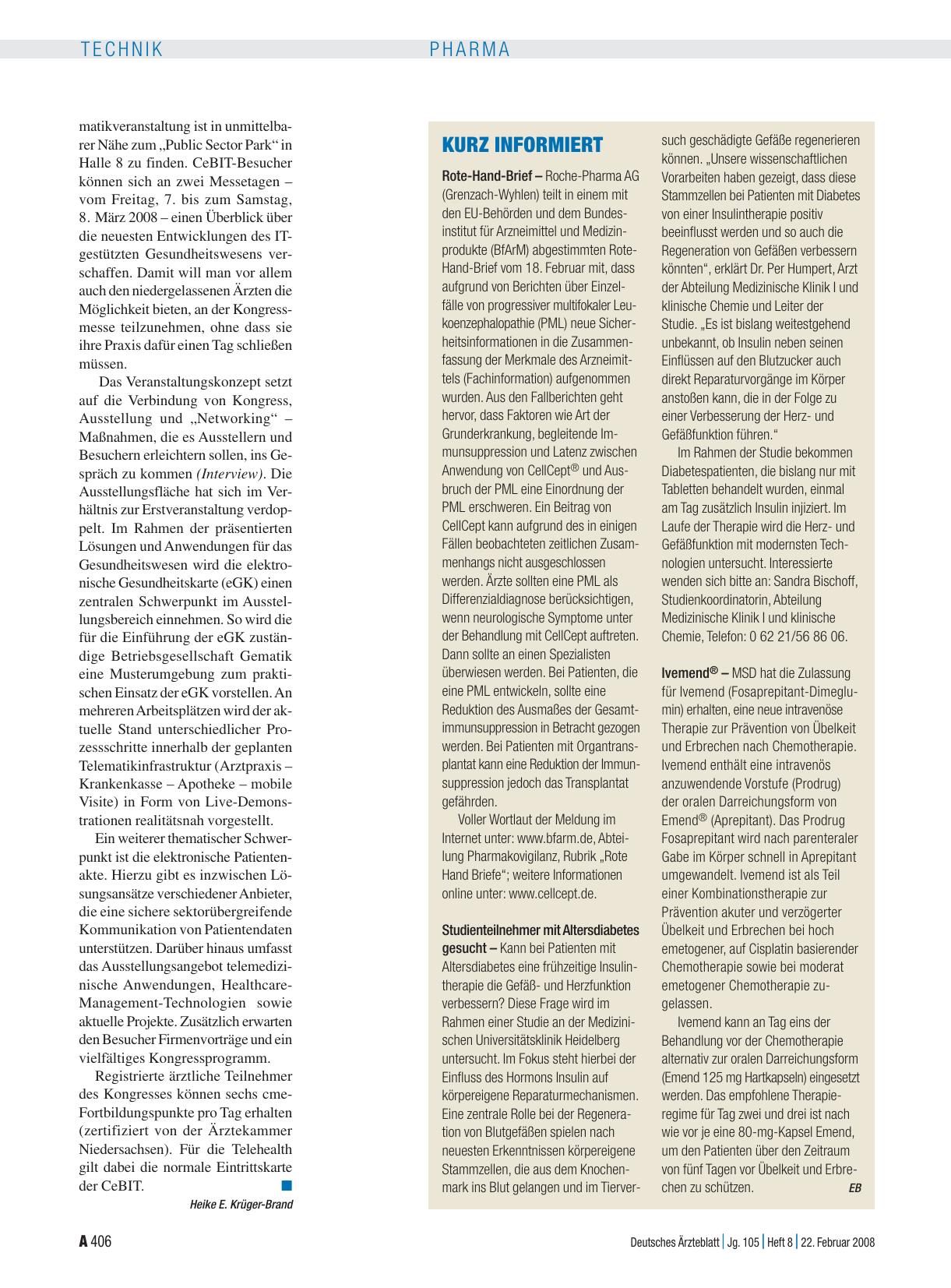 Vorschauseite 1: Kurz infomiert