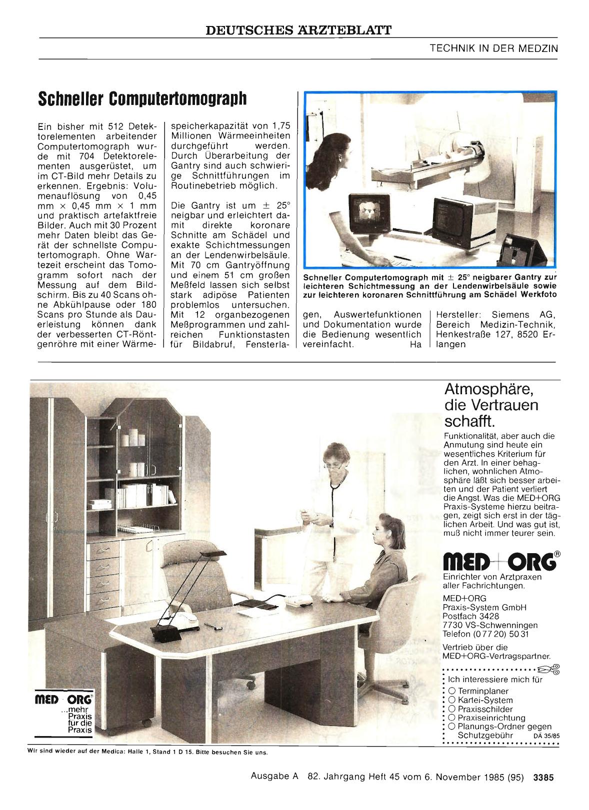 Vorschauseite 1: Schneller Computertomograph