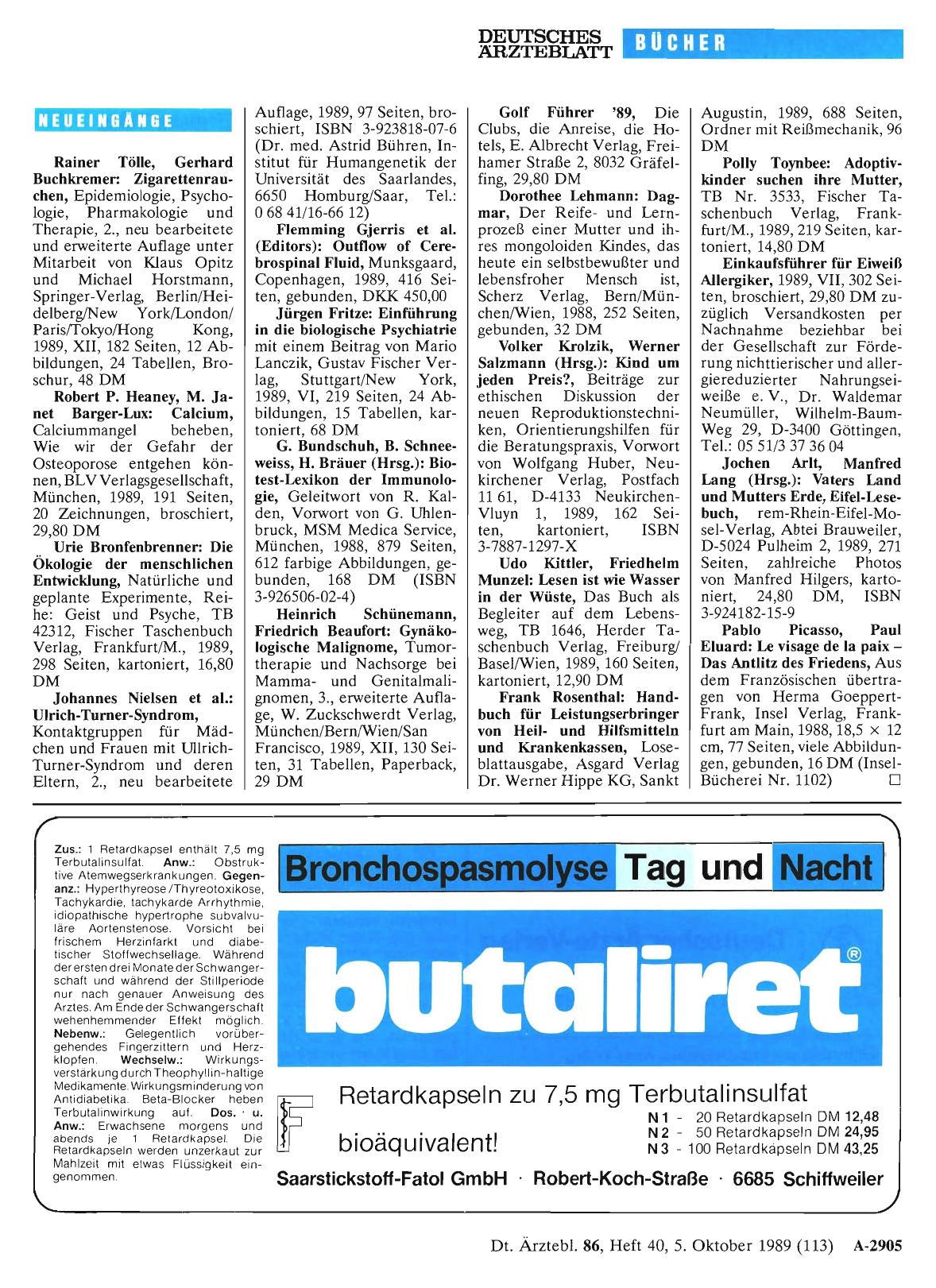Vorschauseite 1: Neueingänge
