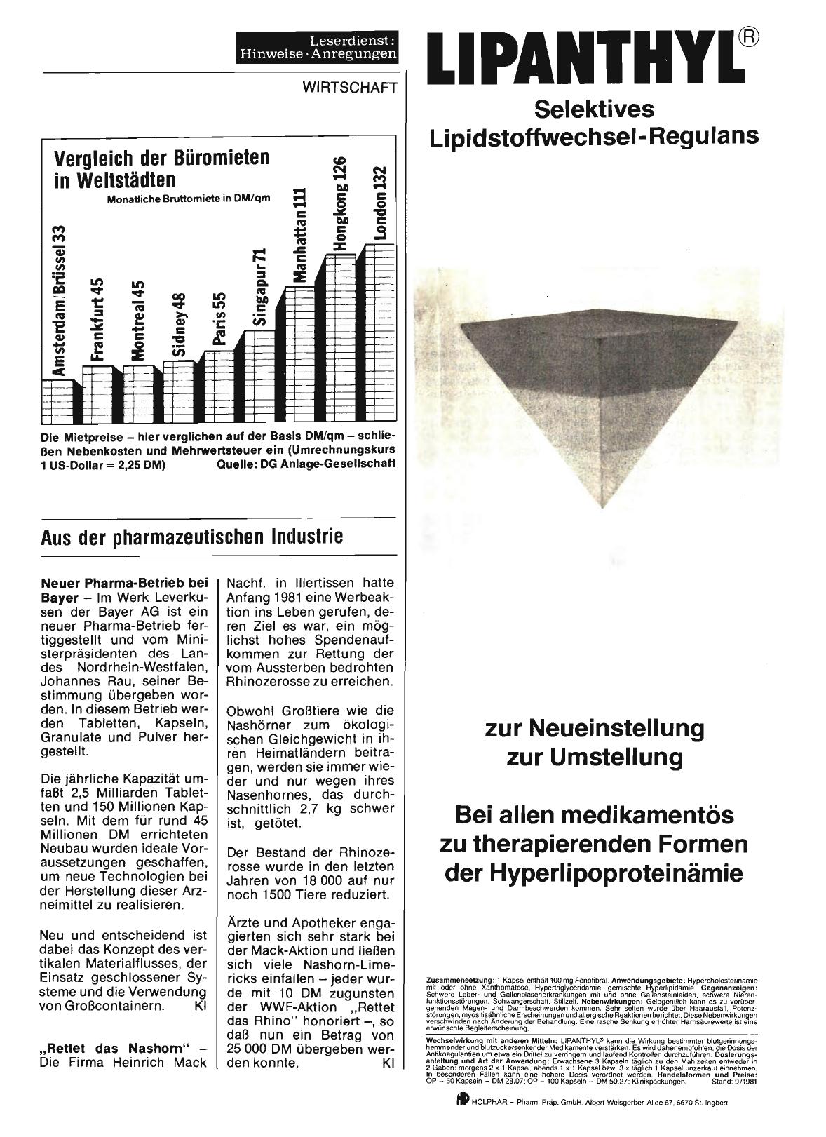 Vorschauseite 1: Aus der pharmazeutischen Industrie