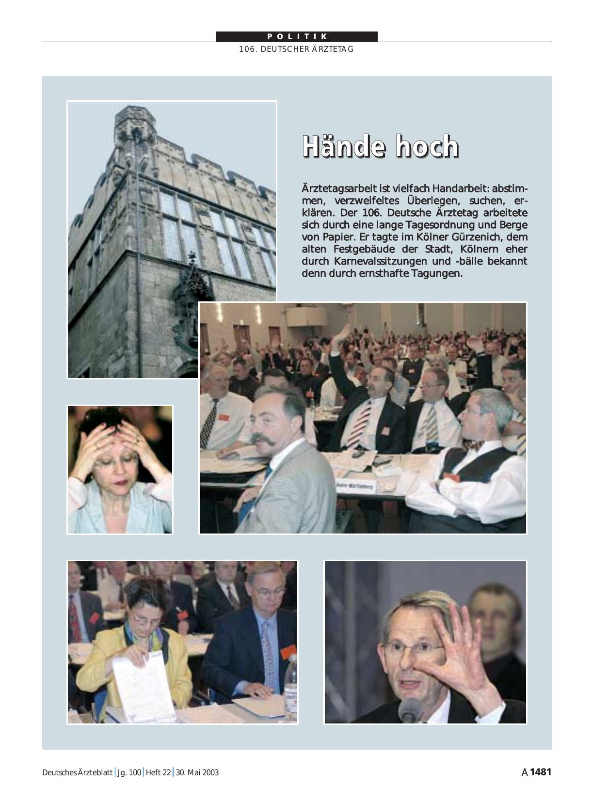 Vorschauseite 1: Hände hoch
