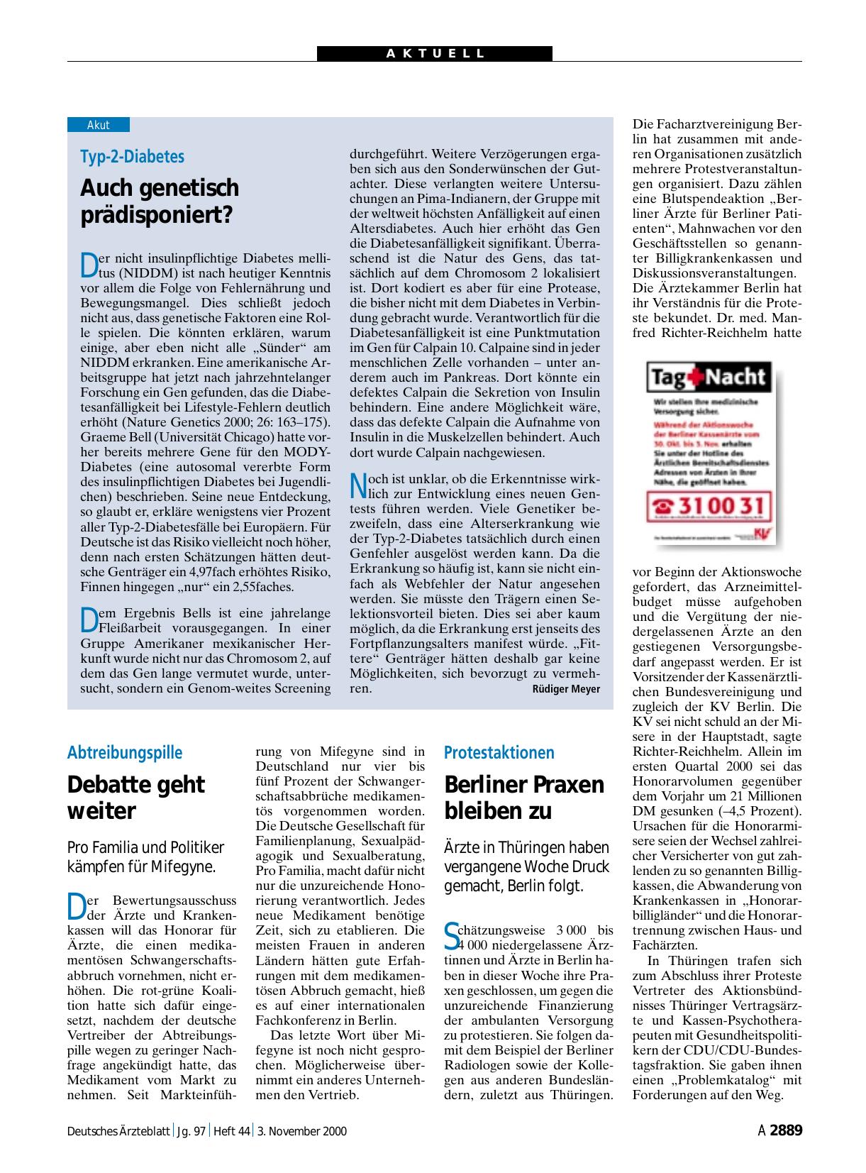 Vorschauseite 1: Abtreibungspille: Debatte geht weiter