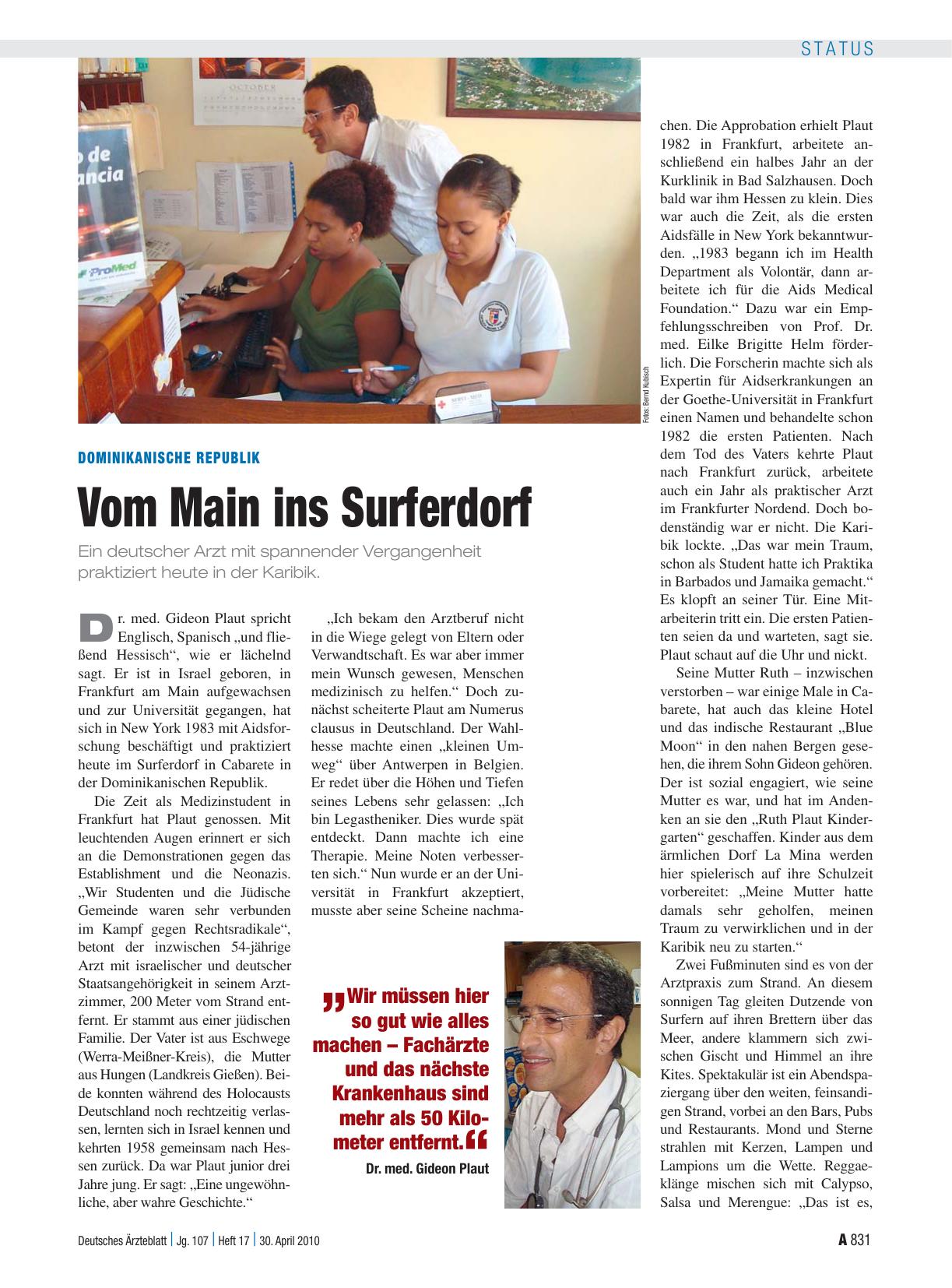 Vorschauseite 1: Dominikanische Republik: Vom Main ins Surferdorf