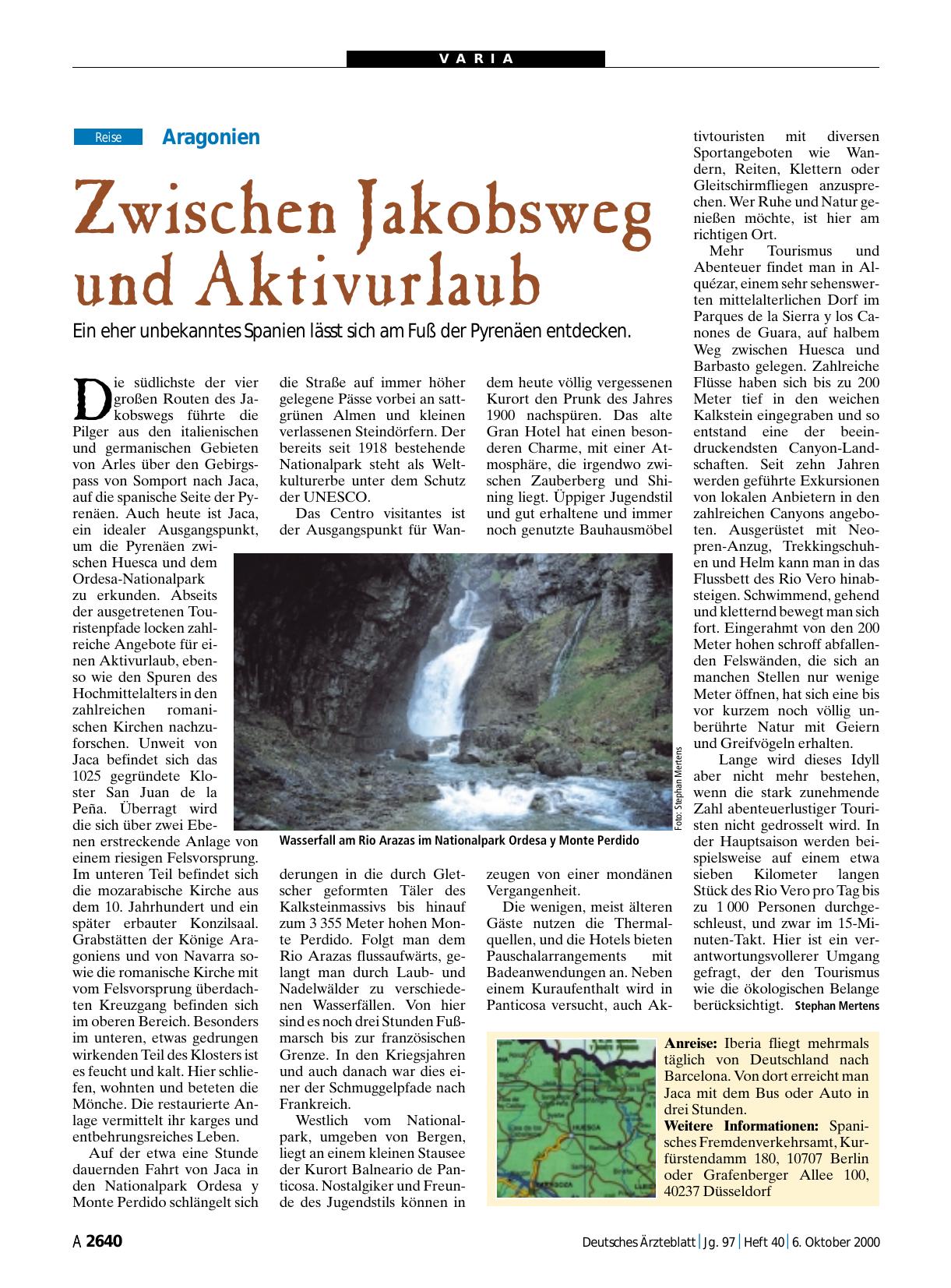 Vorschauseite 1: Aragonien: Zwischen Jakobsweg und Aktivurlaub